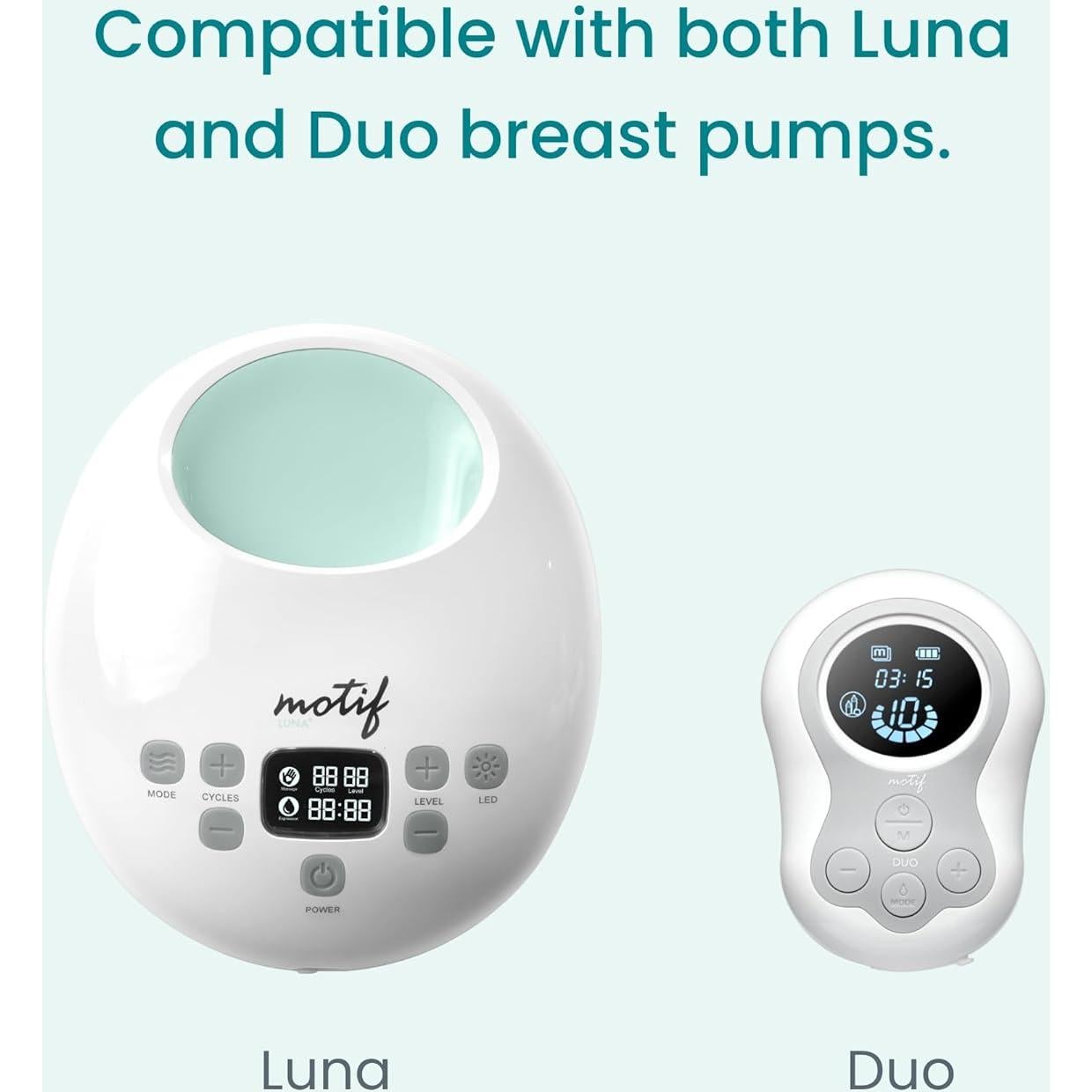 Cups de recolección de leche Motif Medical 148 ml - Manos libres