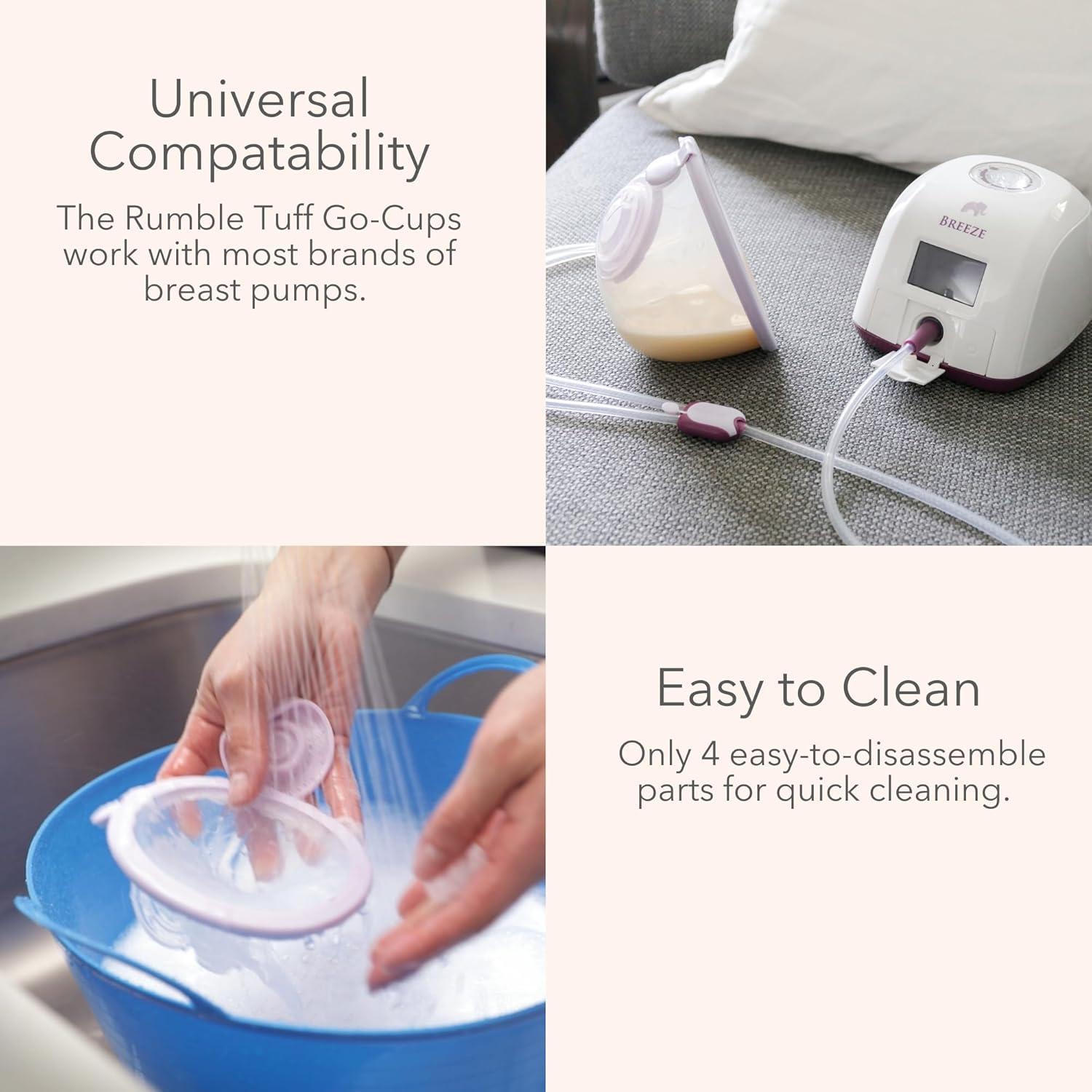 Copas Portátiles Manos Libres Rumble Tuff 236ml - 2 Unidades