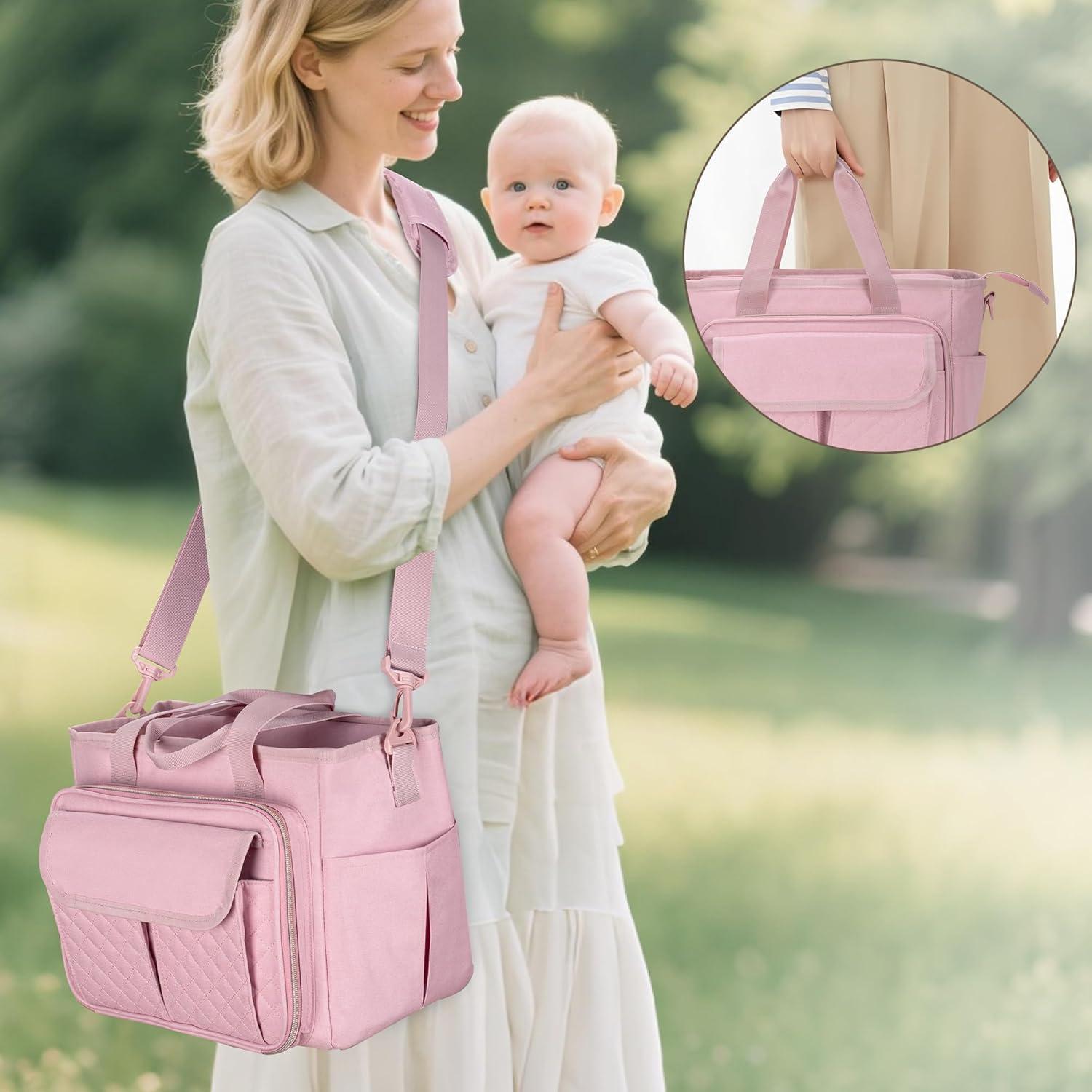 Bolsa Grande LUXJA para Extractor de Leche Portátil Rosa