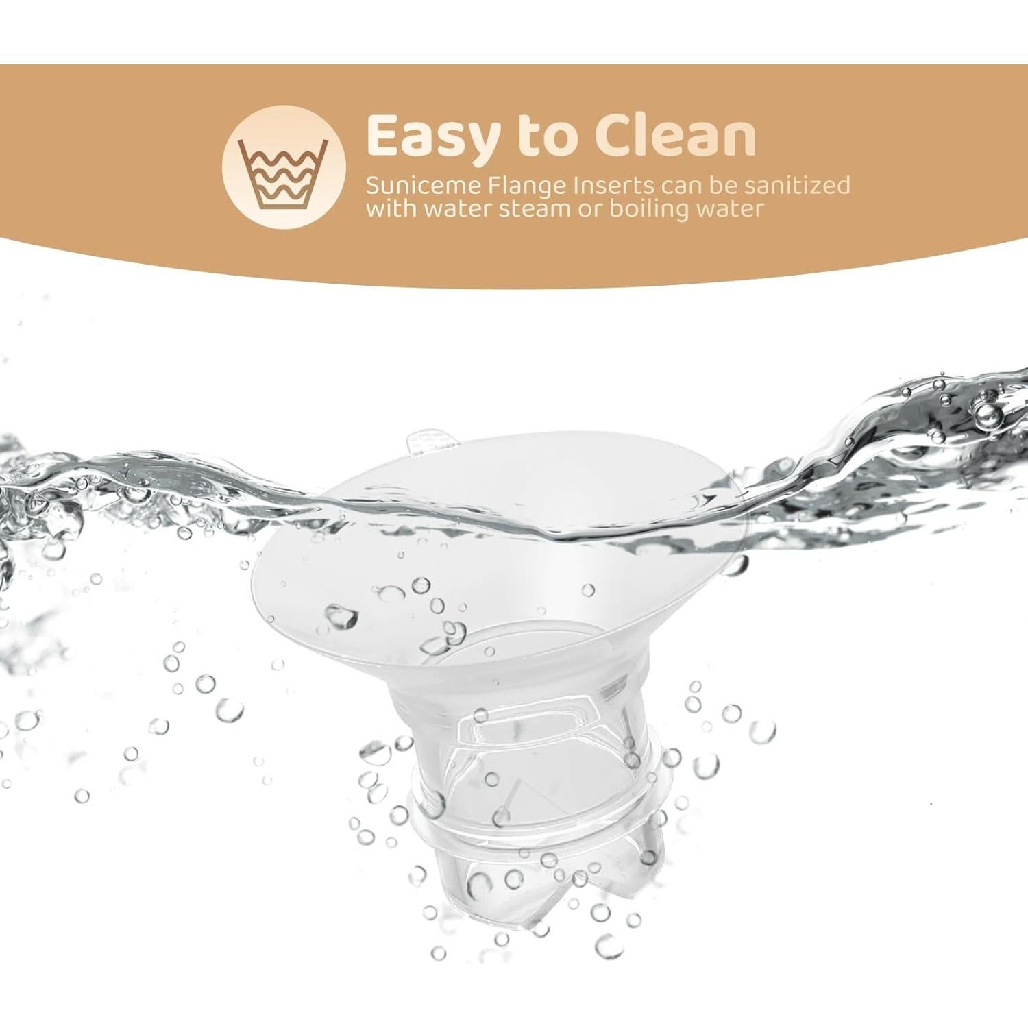 Insertos de Brida 17 mm Suniceme para Sacaleches 4PCS