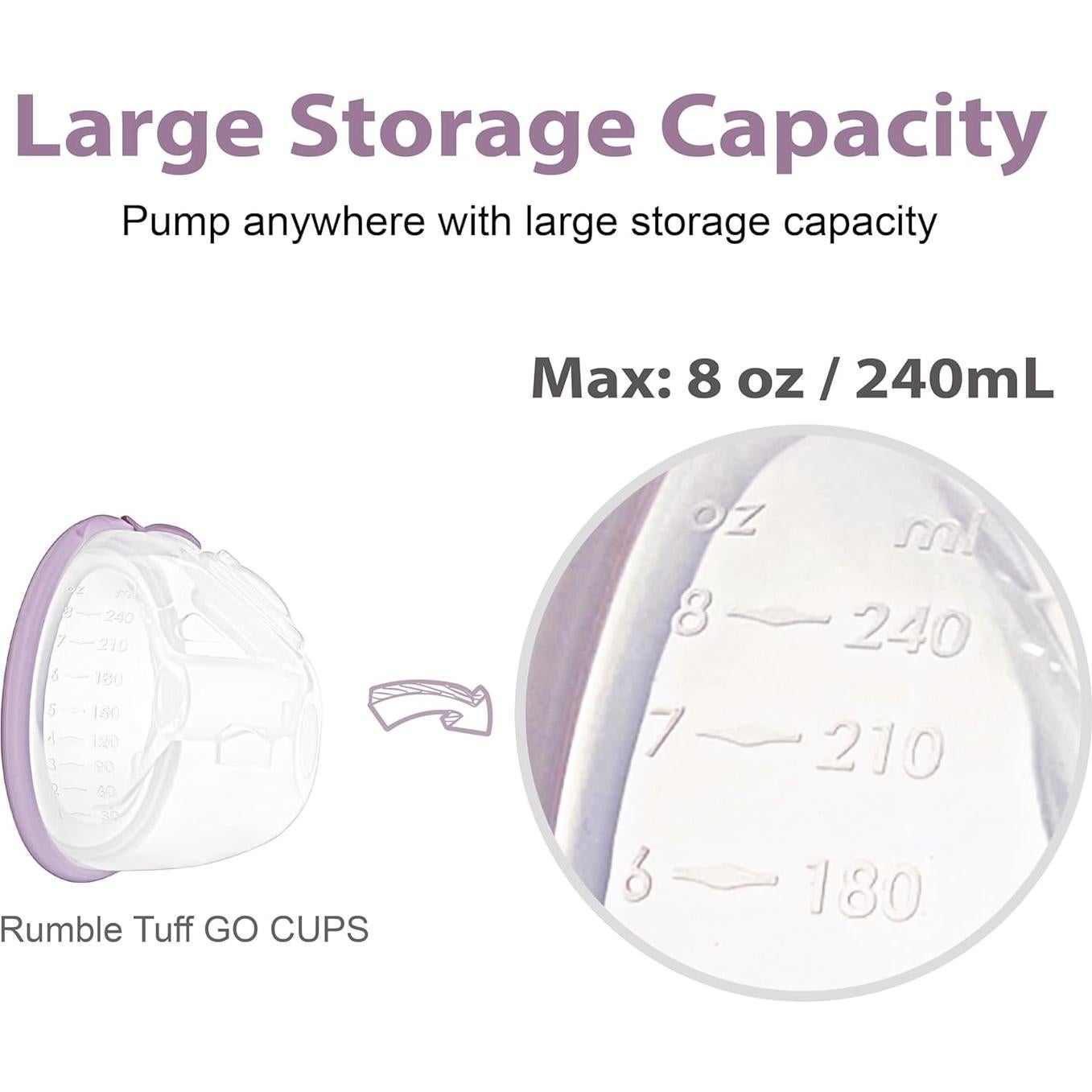 Copas Manos Libres BabyShown Rumble Tuff 236ml 24mm y 21mm