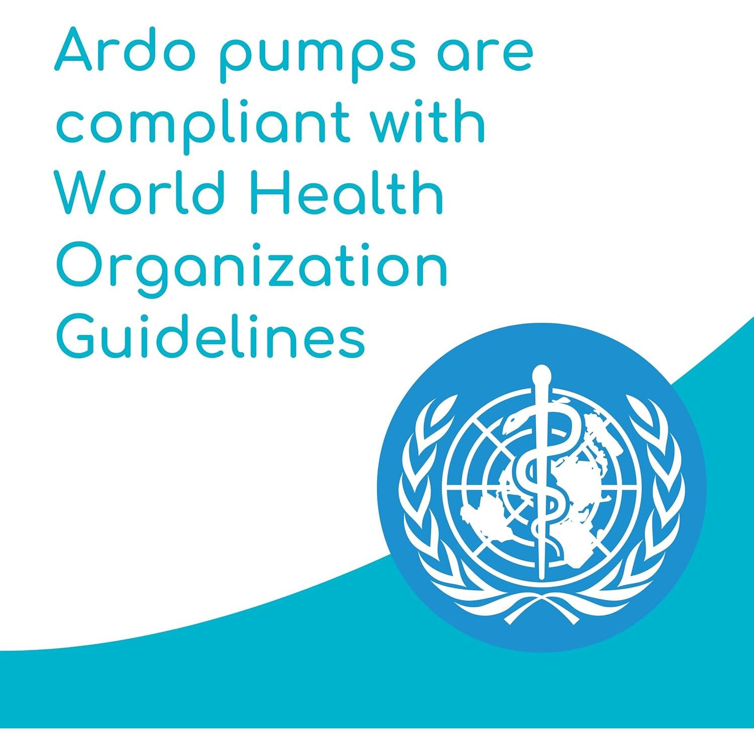 Bomba de Pecho Eléctrica Ardo Alyssa Grado Hospitalario 35x18 cm
