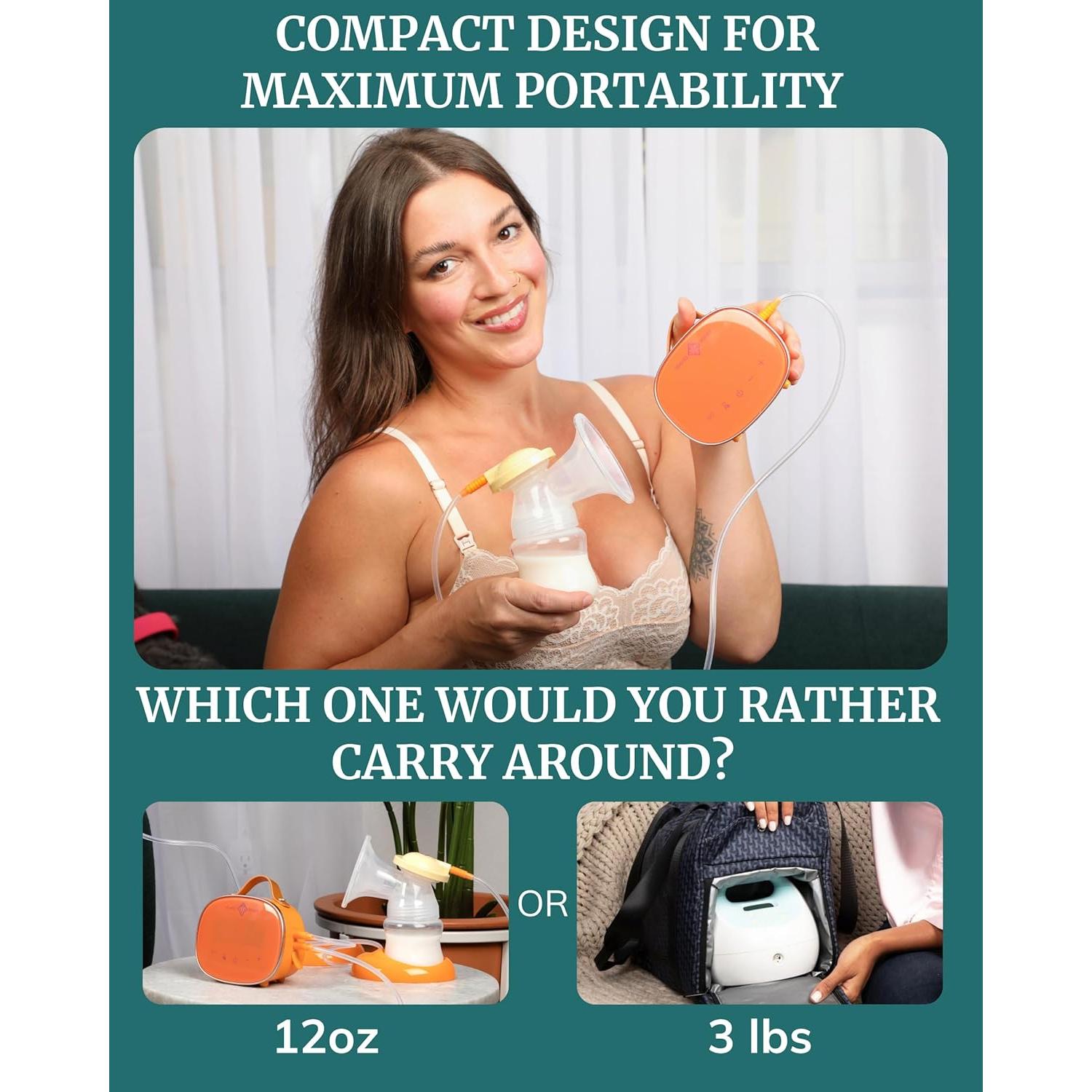 Extractor de Leche Eléctrico Doble Moxi Idaho Jones - Inalámbrico