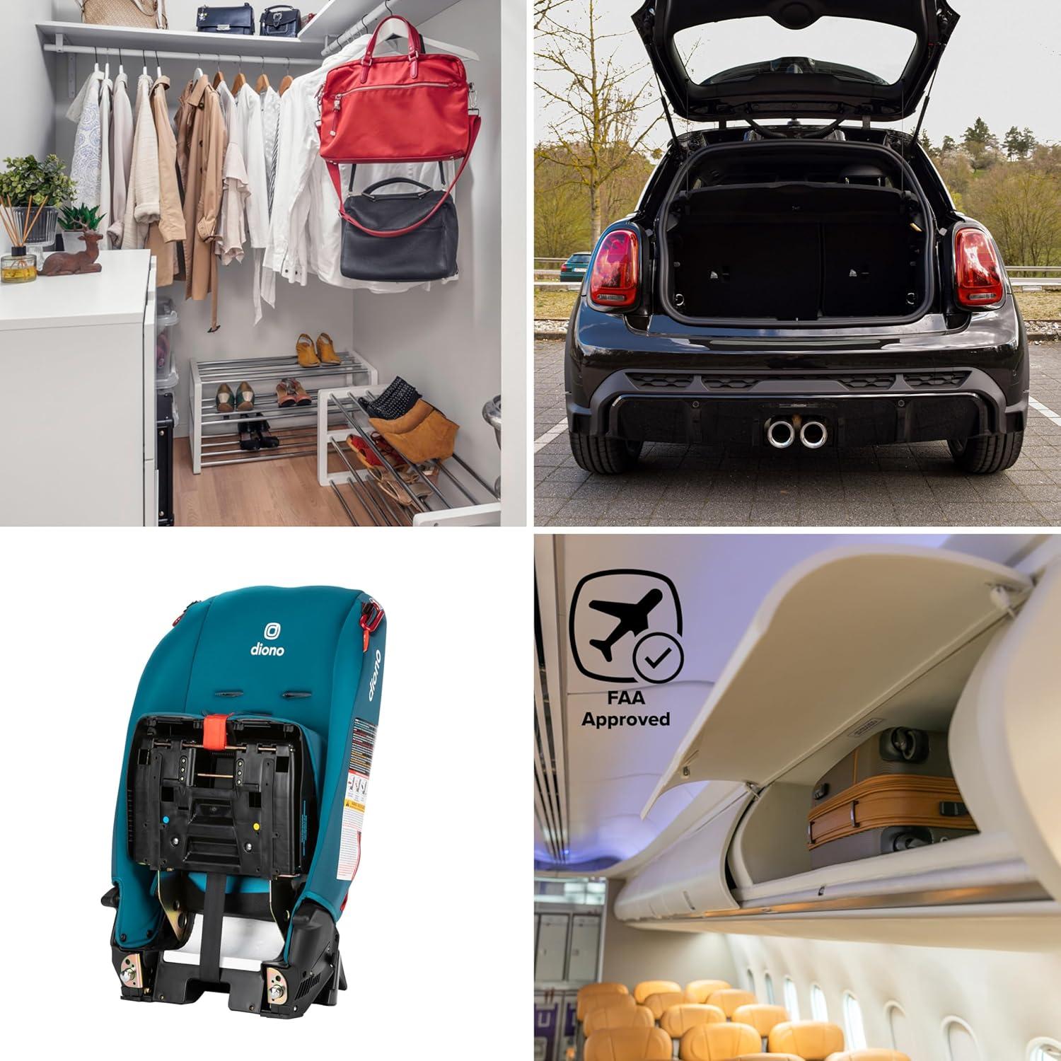 Asiento de Auto Convertible Diono Radian 3R Hielo Azul Razz