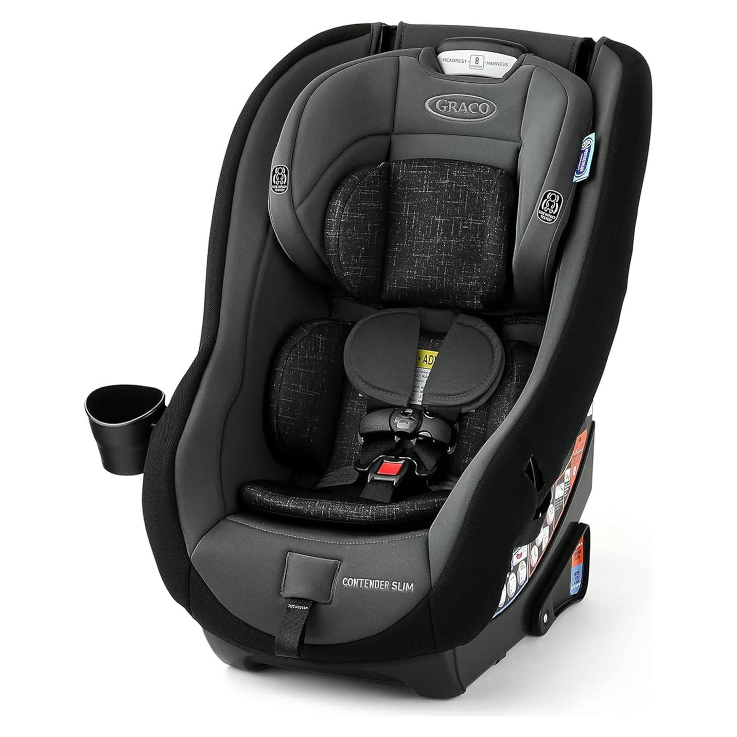Asiento de auto convertible Graco Contender Slim, 2 modos, compacto