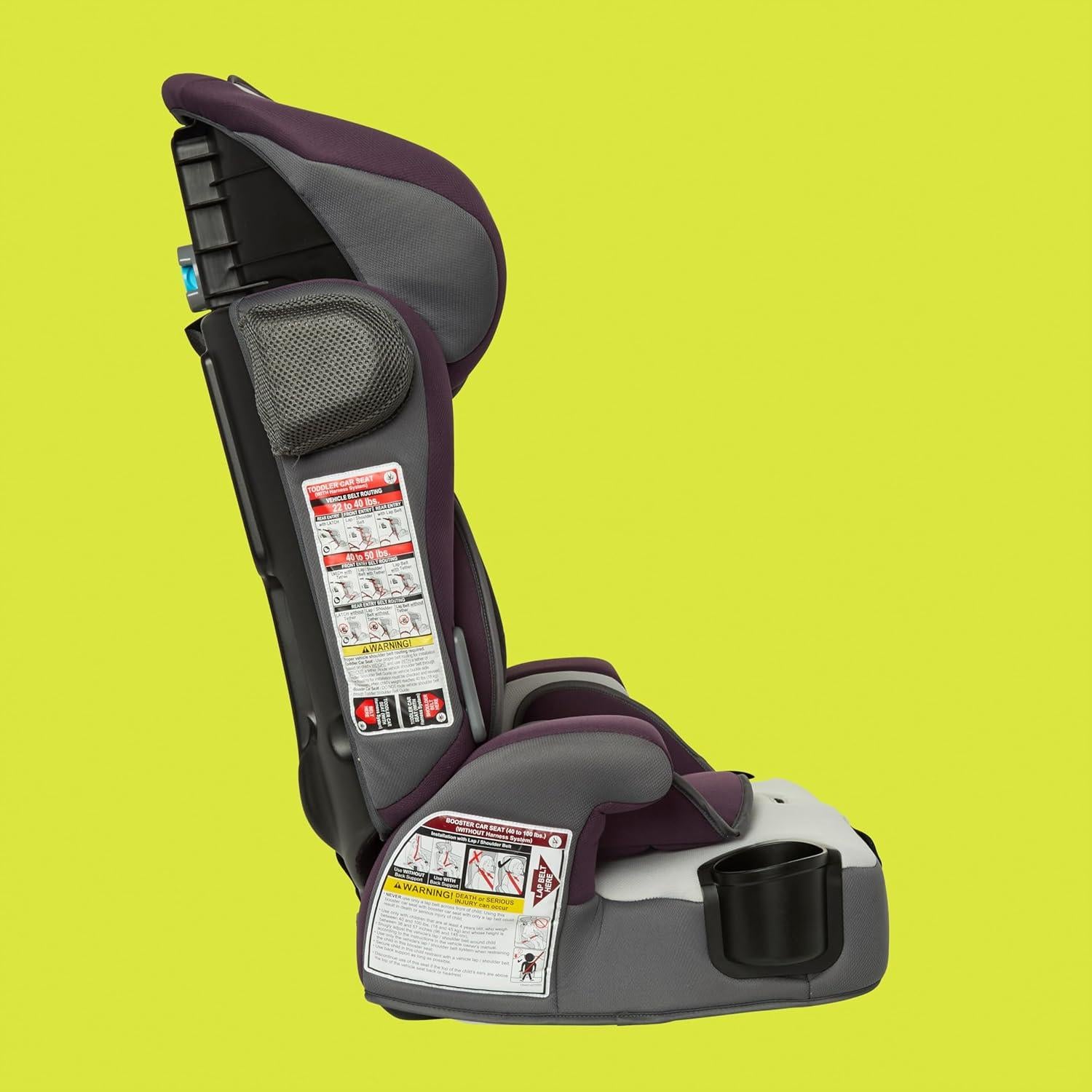 Asiento de Aumento 3 en 1 Baby Trend Hybrid SI Dash Ciruela