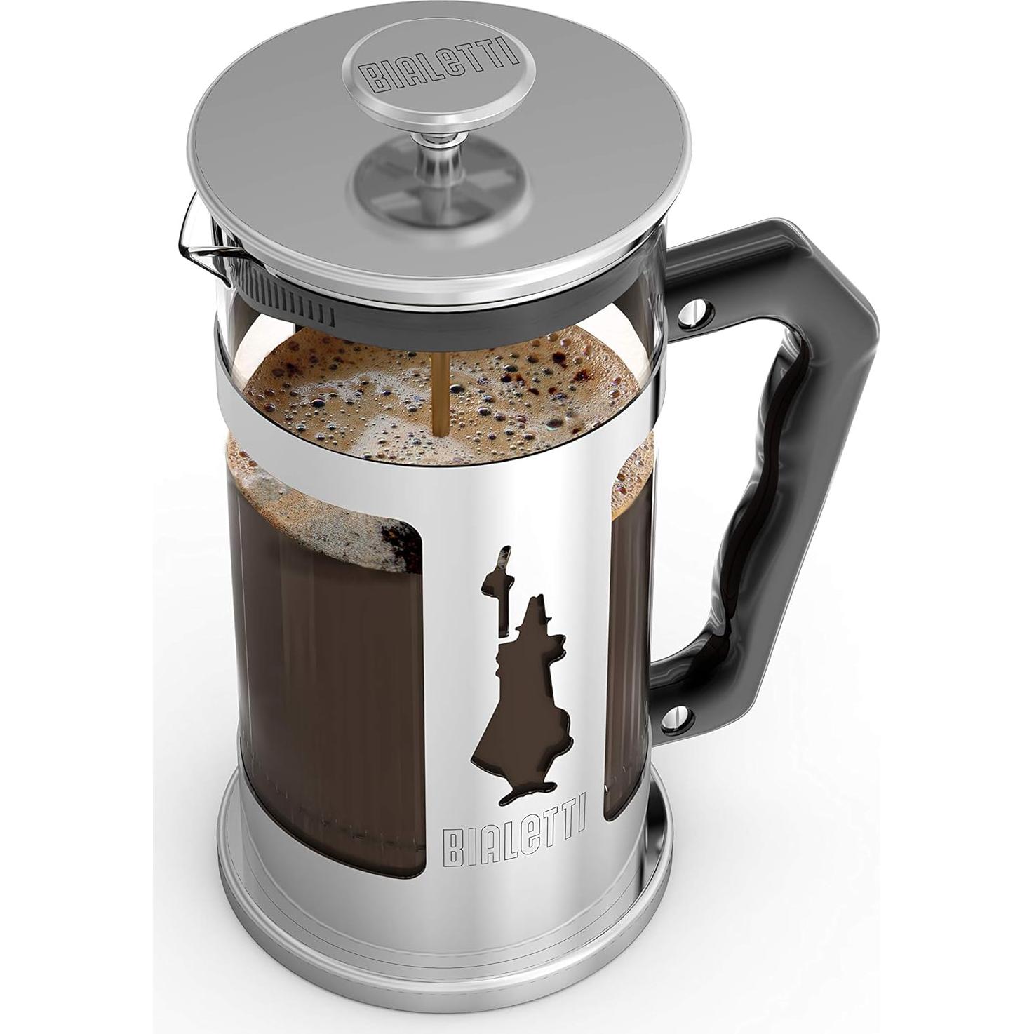 Cafetera Prensa Francesa Bialetti Preziosa 3 Tazas Acero Inoxidable