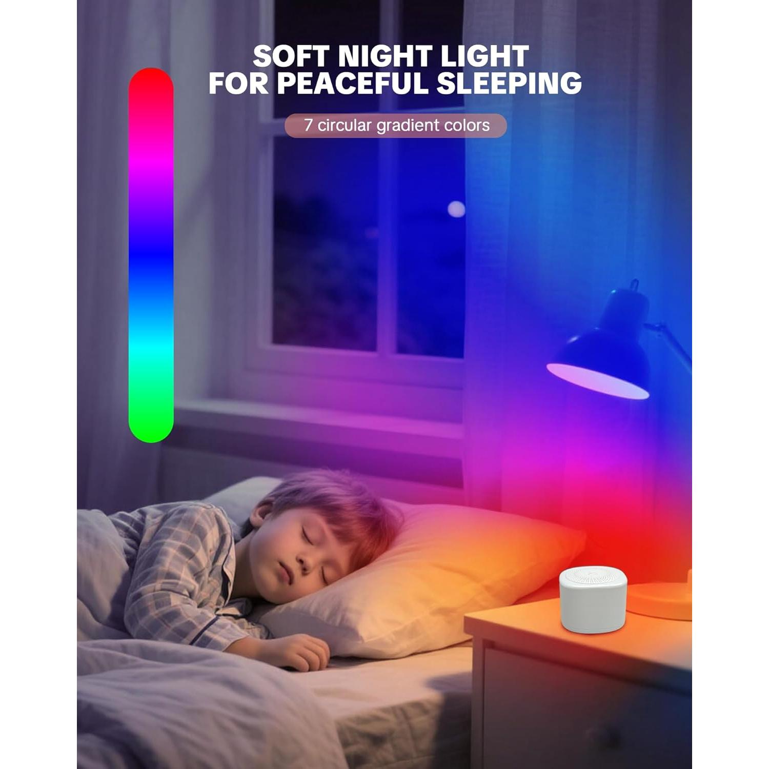 Máquina de Sonido Blanco YONSEN LT010 Portátil 20 Sonidos