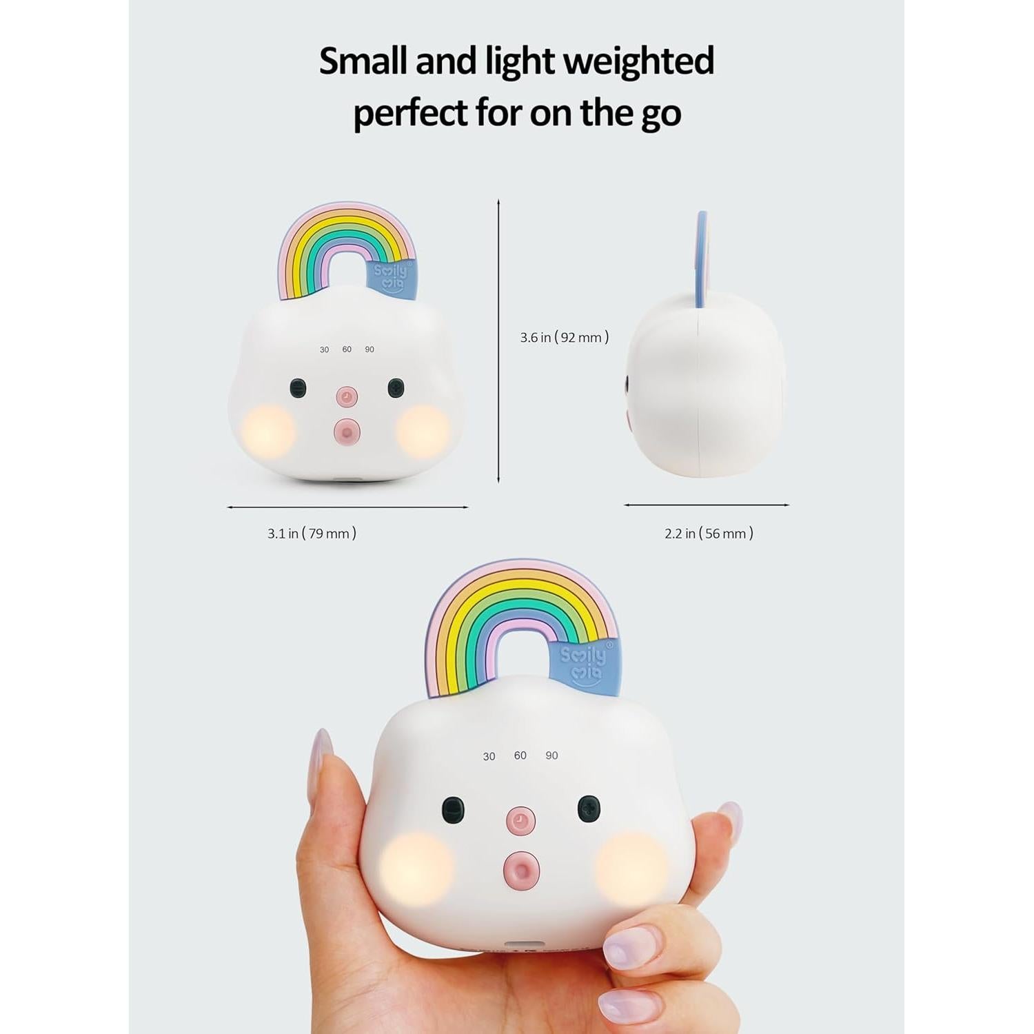 Máquina de Sonido Portátil Smily Mia Arcoíris para Bebés