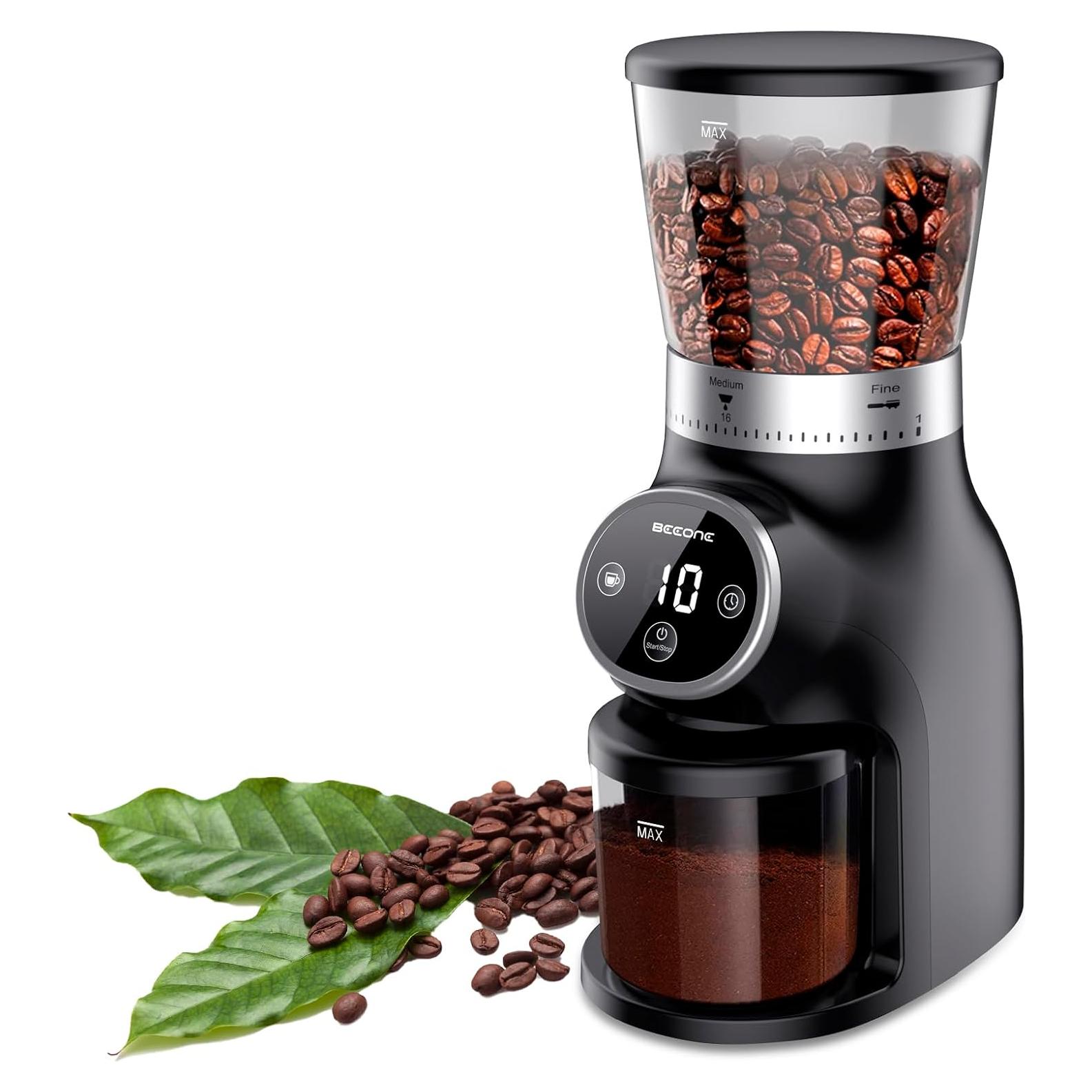 Molino de Café Eléctrico BEEONE BD-CG019 31 Niveles Negro