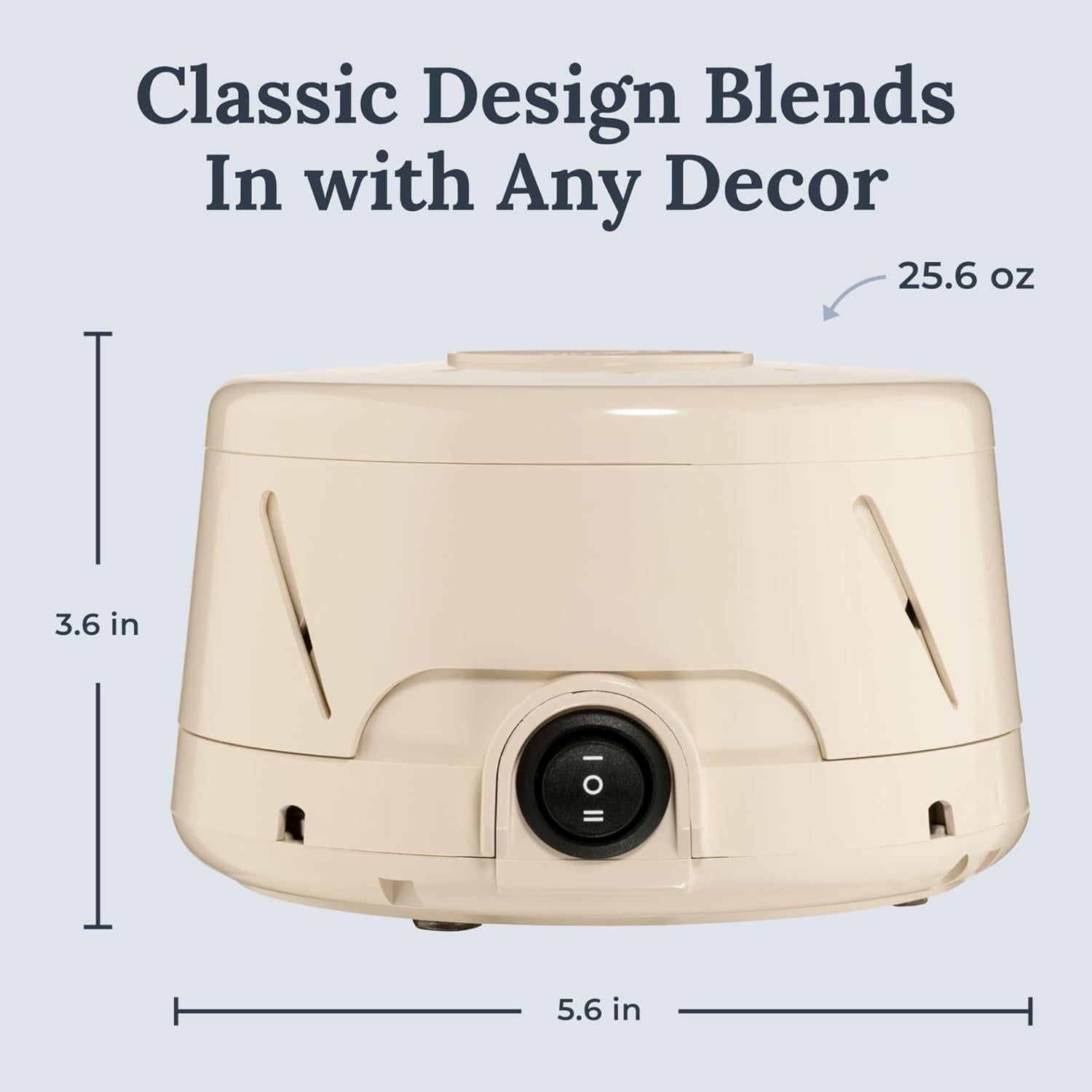 Máquina de Ruido Blanco Yogasleep Dohm Classic Marrón 166g