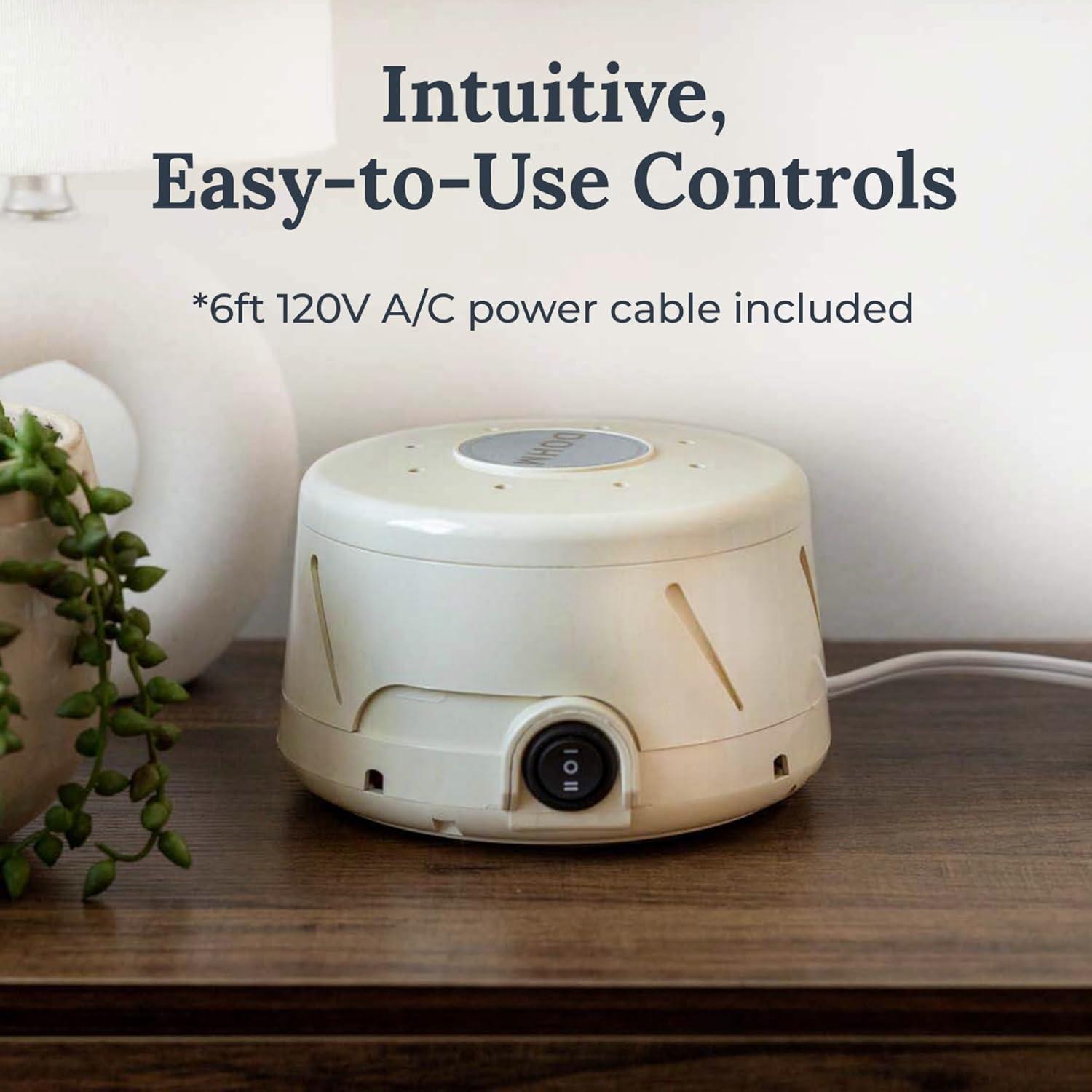 Máquina de Ruido Blanco Yogasleep Dohm Classic Marrón 166g