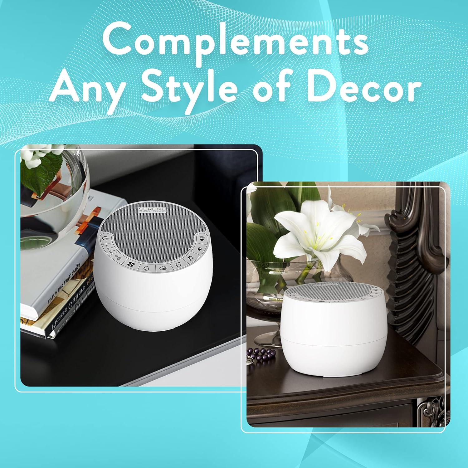 Máquina de Ruido Blanco Serene Evolution 70 Sonidos con Control Remoto