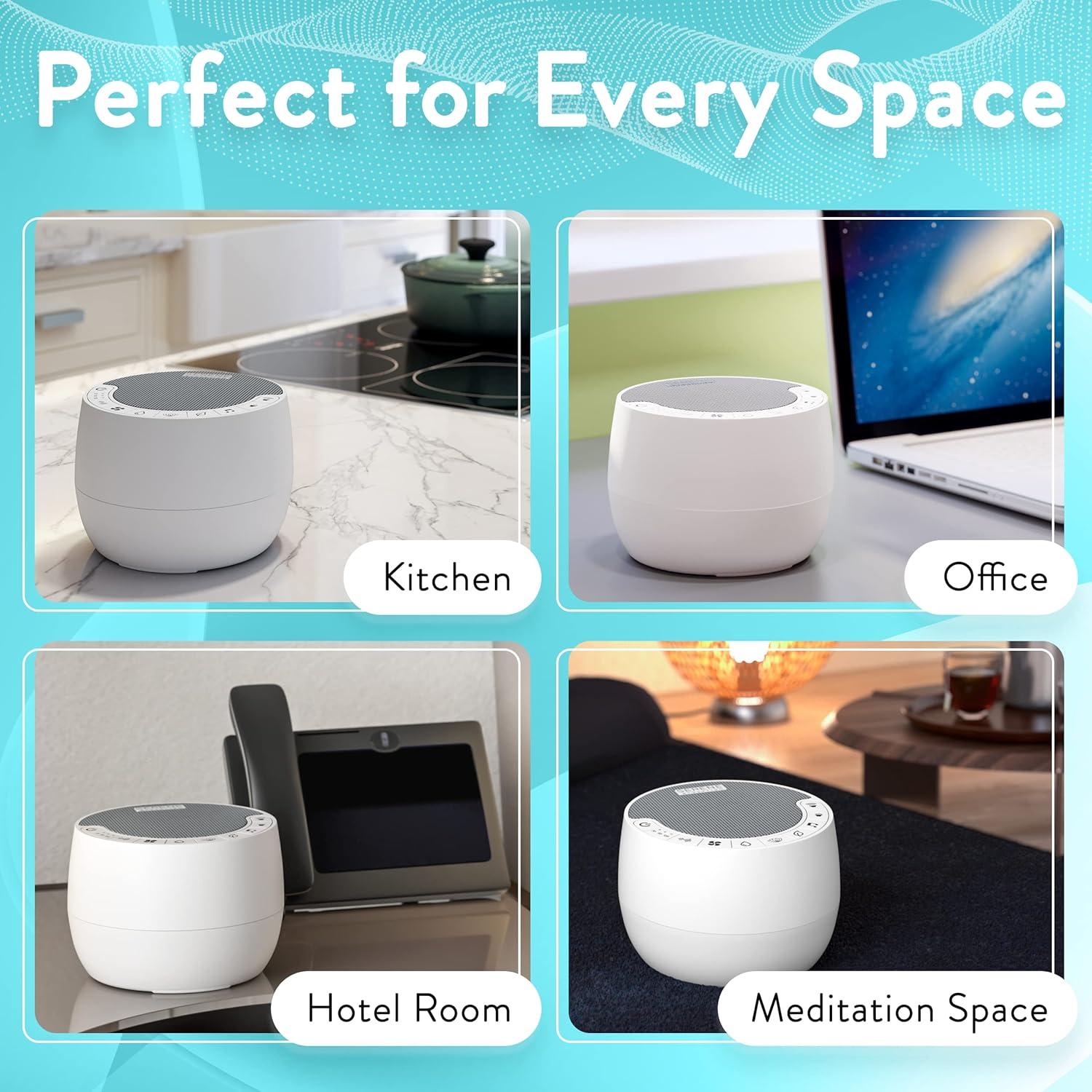 Máquina de Ruido Blanco Serene Evolution 70 Sonidos con Control Remoto