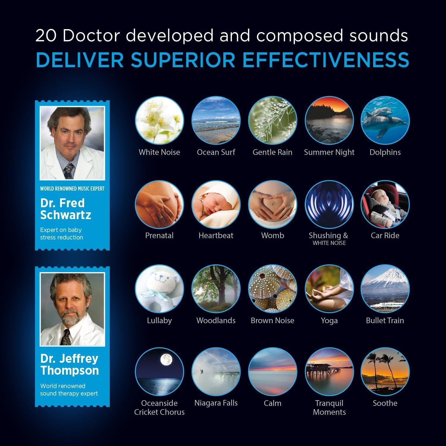 Máquina de Sonido para Bebés Sound Oasis BST-80-20B - 20 Sonidos