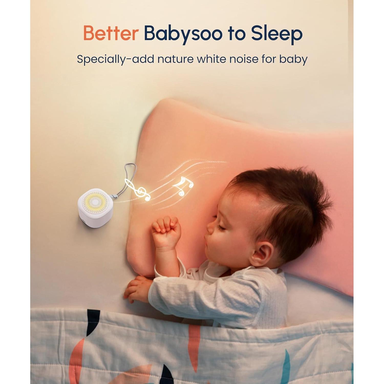 Mini Máquina de Sonido para Dormir TCNOLL LT010, 10 Sonidos