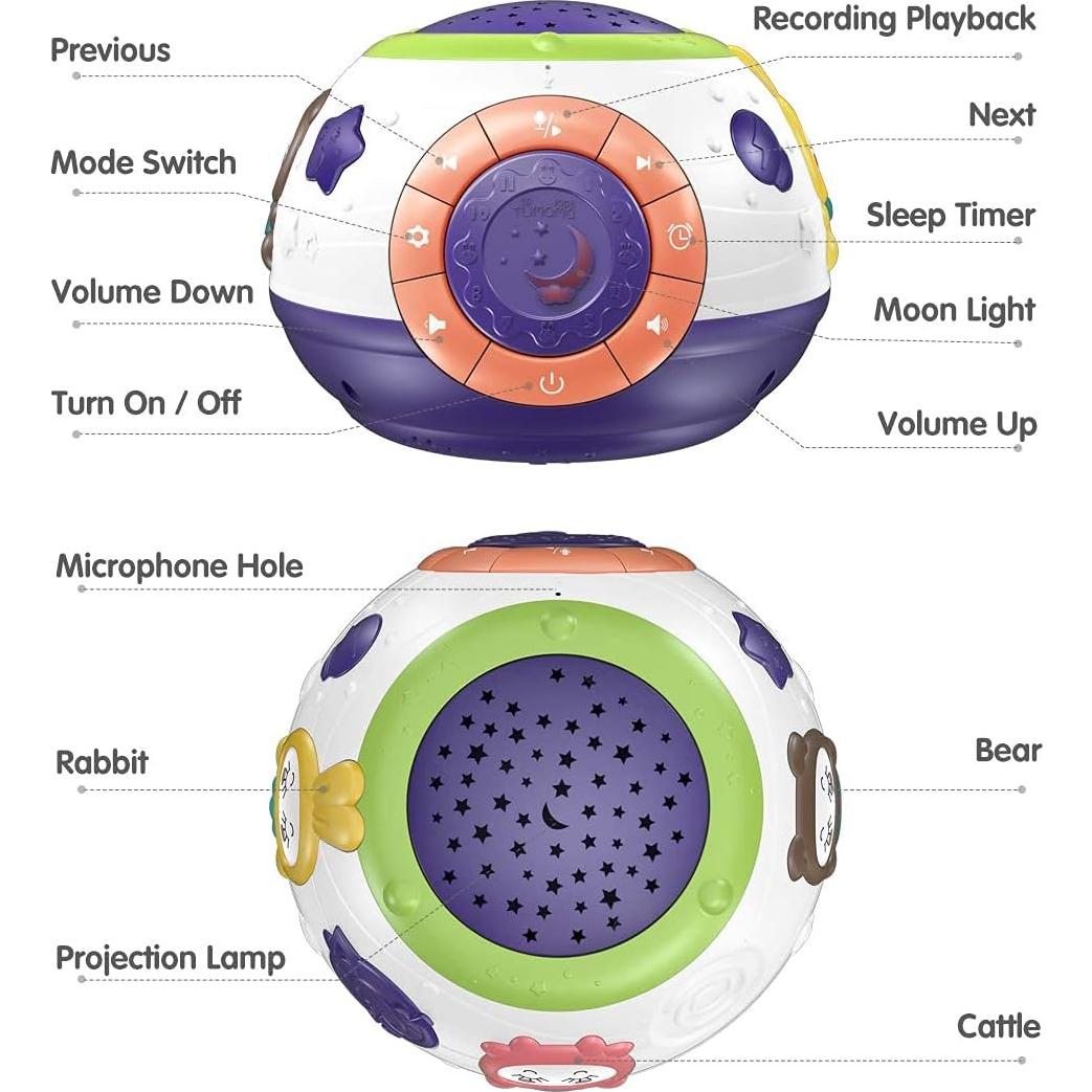 Proyector de Estrellas TUMAMA para Bebés con Sonidos Calmantes