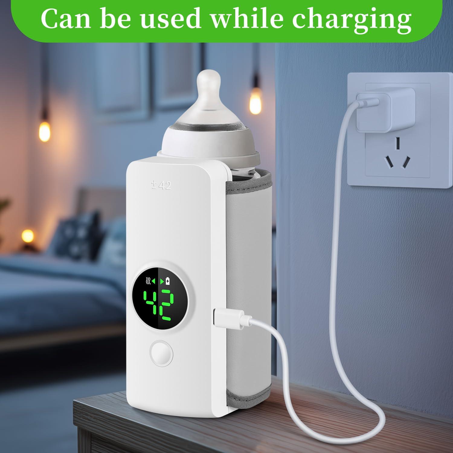 Calentador de Botellas Portátil 6000mAh para Bebés - Calentamiento Rápido