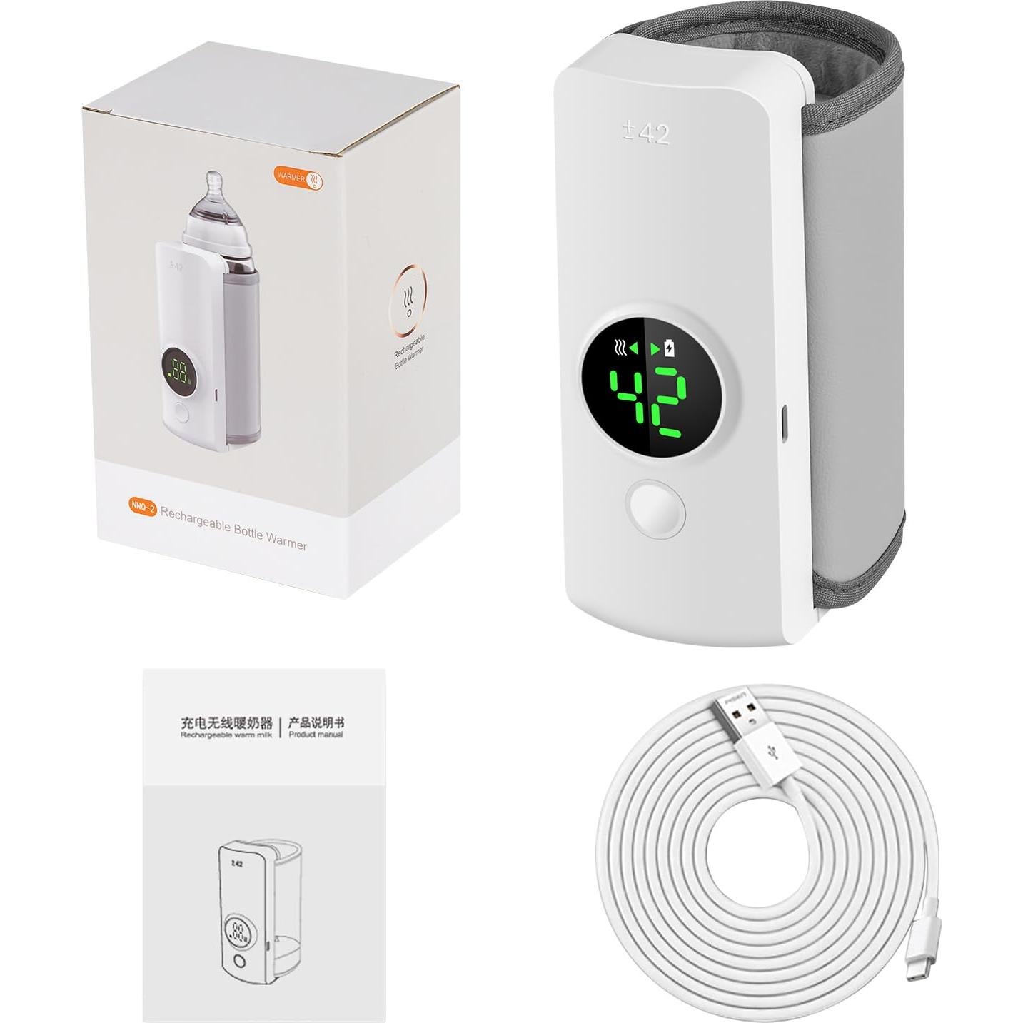 Calentador de Botellas Portátil 6000mAh para Bebés - Calentamiento Rápido