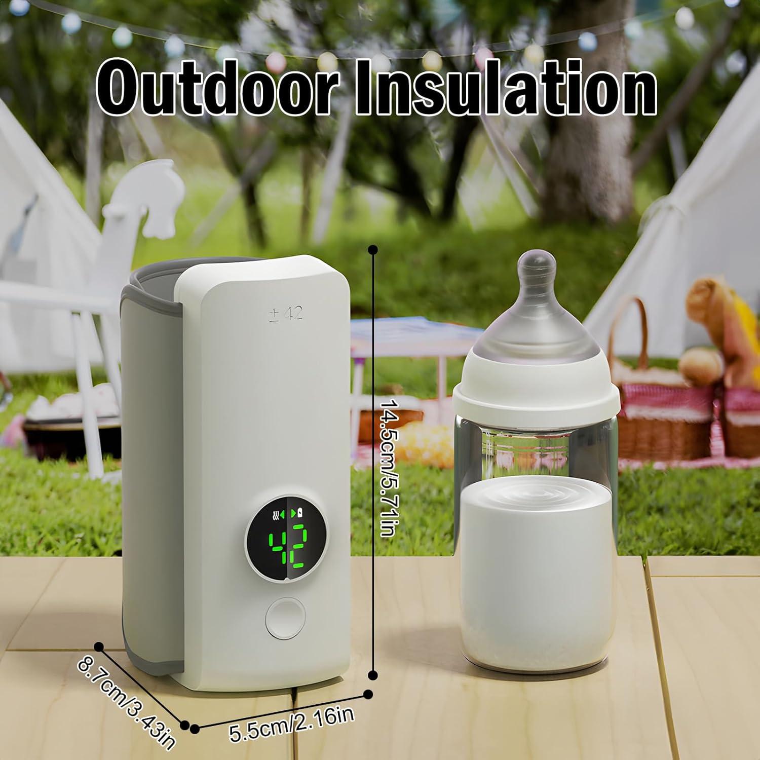 Calentador de Botellas Portátil 6000mAh para Bebés