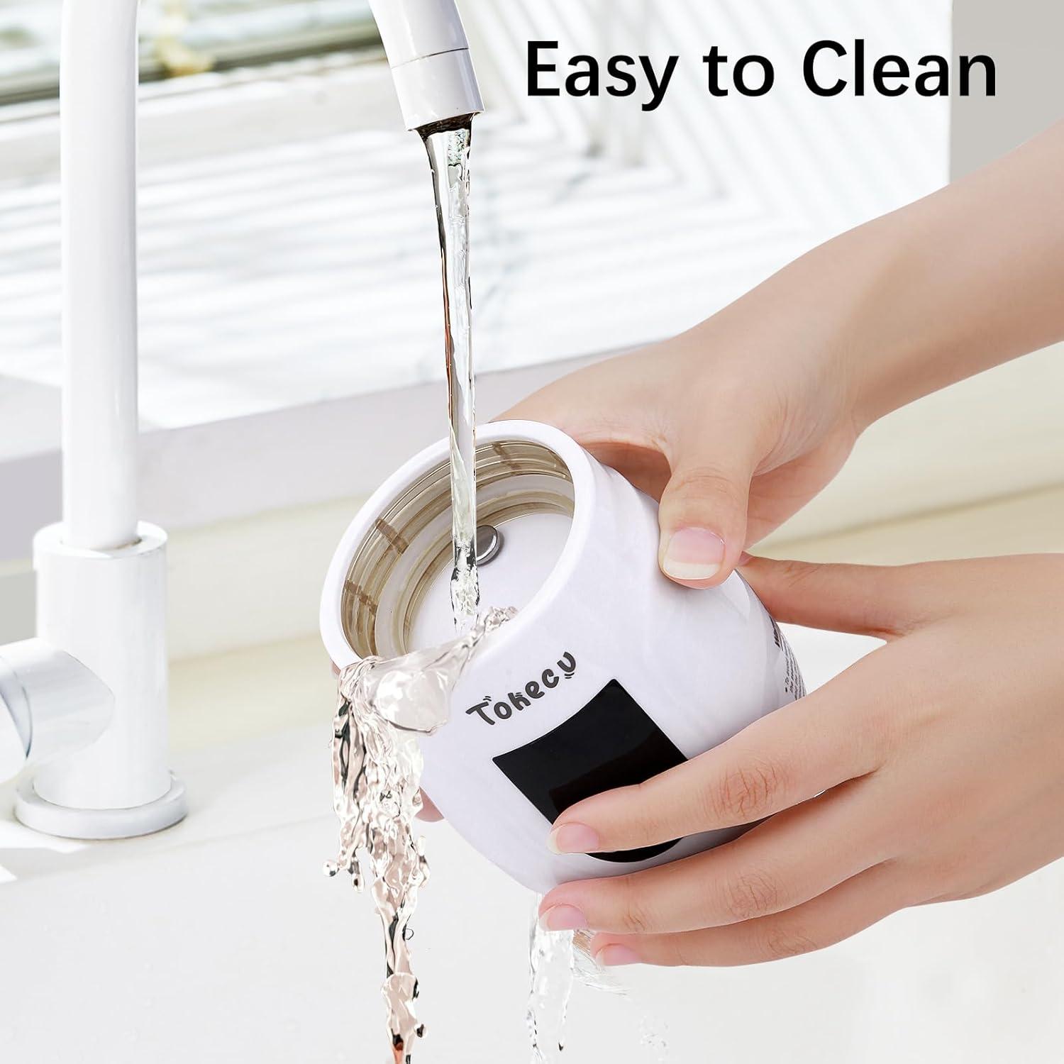 Calentador de Botellas Portátil de Vidrio 10000mAh Doble A Prueba de Fugas