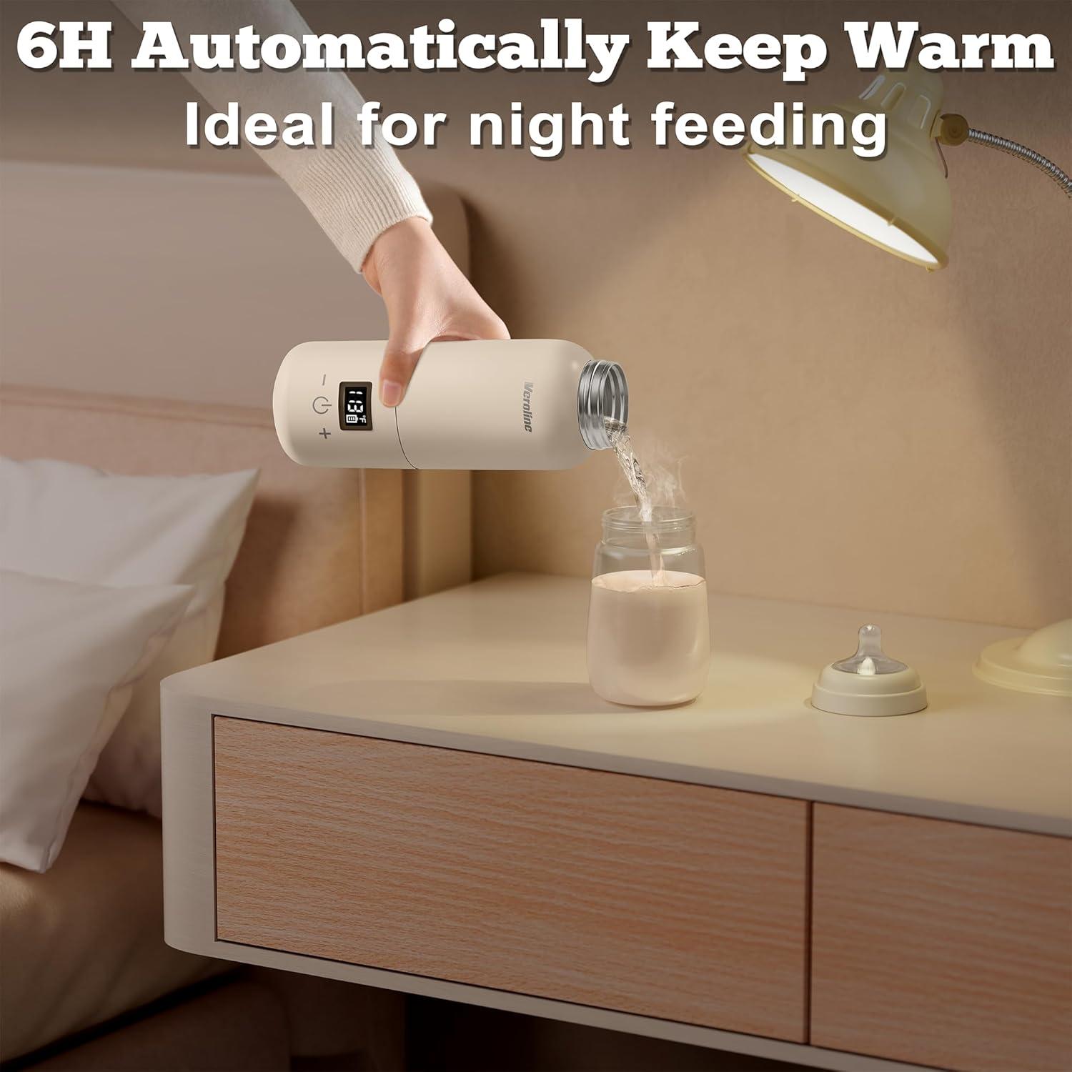 Calentador de Botellas Portátil Veroline 10 oz Ajustable