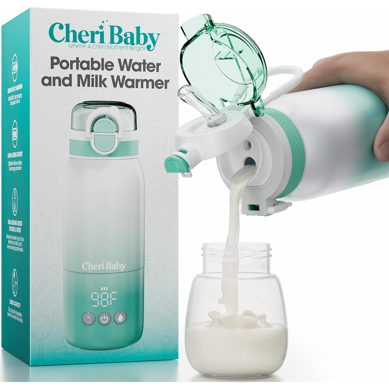 Calentador de Botellas Portátil Cheri Baby 12oz 354ml USB-C