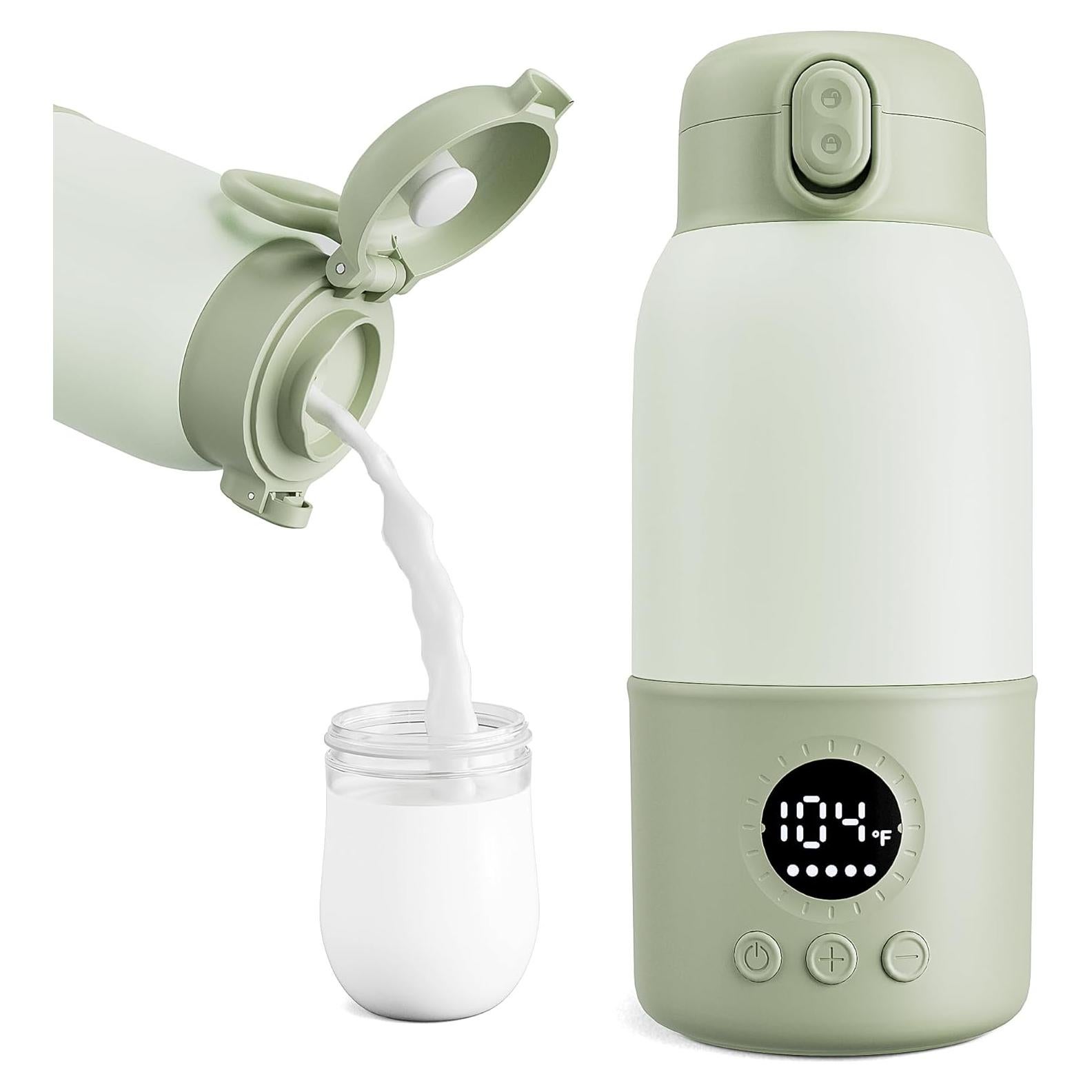 Calentador de Botellas Portátil HASLIFE 380ml con Control Temperatura