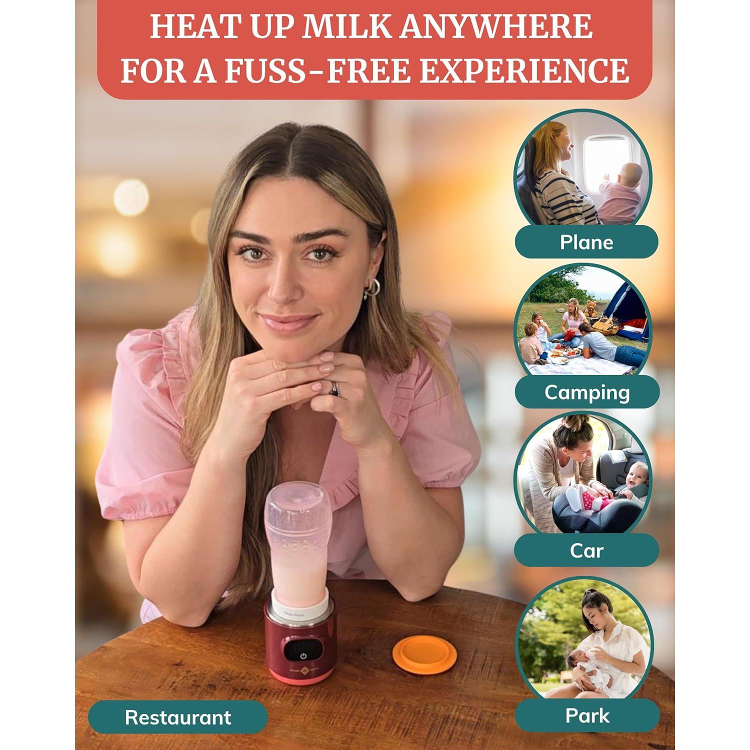 Calentador de Botellas Portátil Idaho Jones IJ0099 - Biberones y Fórmula