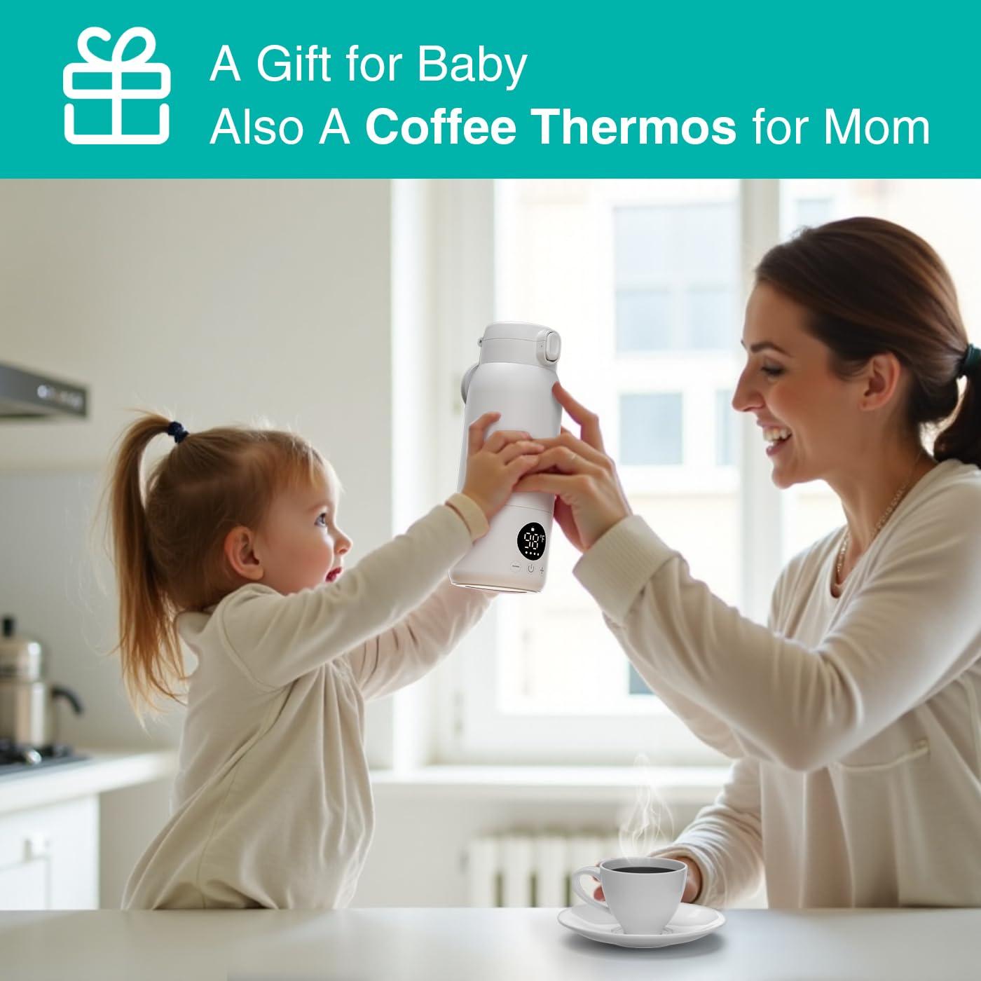 Calentador de Botellas Portátil Koalababy 500ml Acero Inoxidable