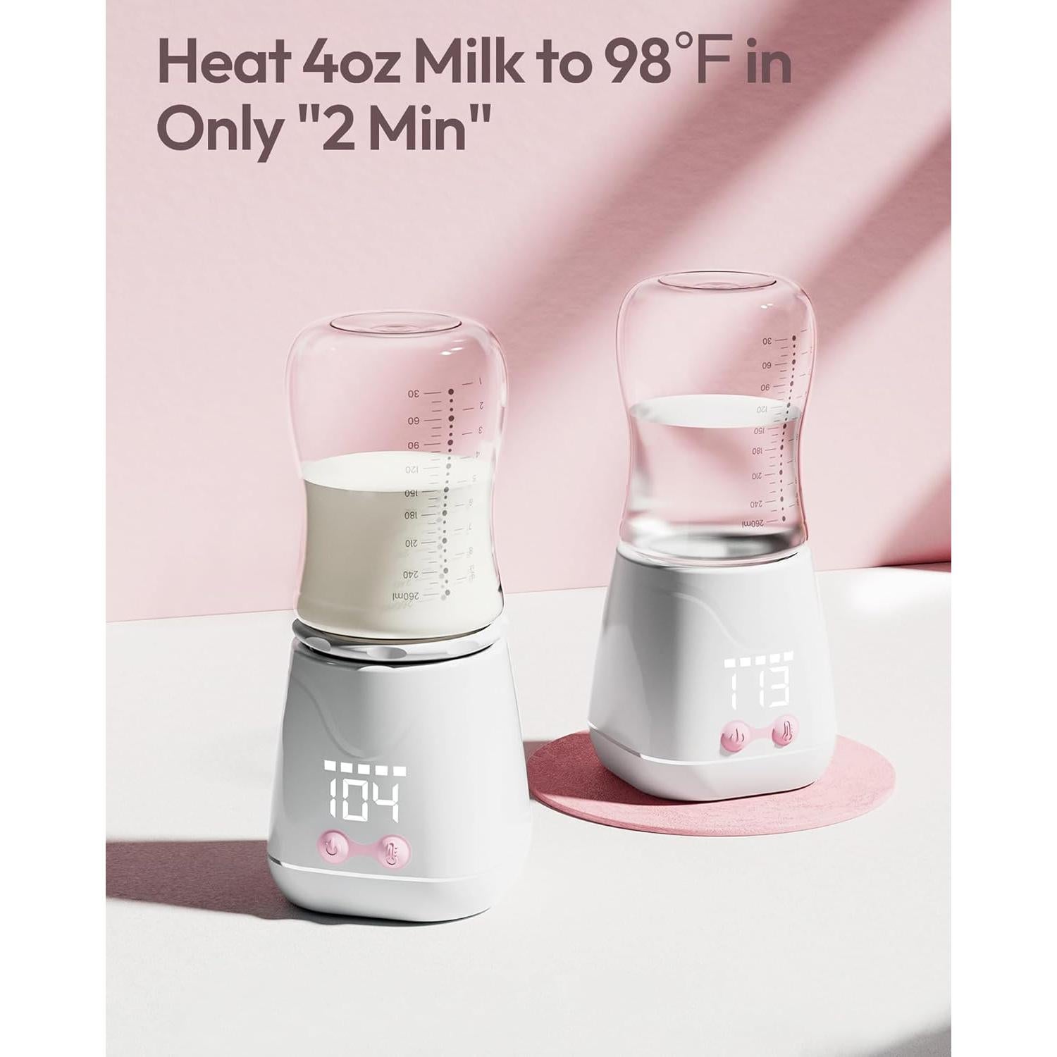 Calentador de Biberones Portátil W-MaxA SM2301 con Adaptadores