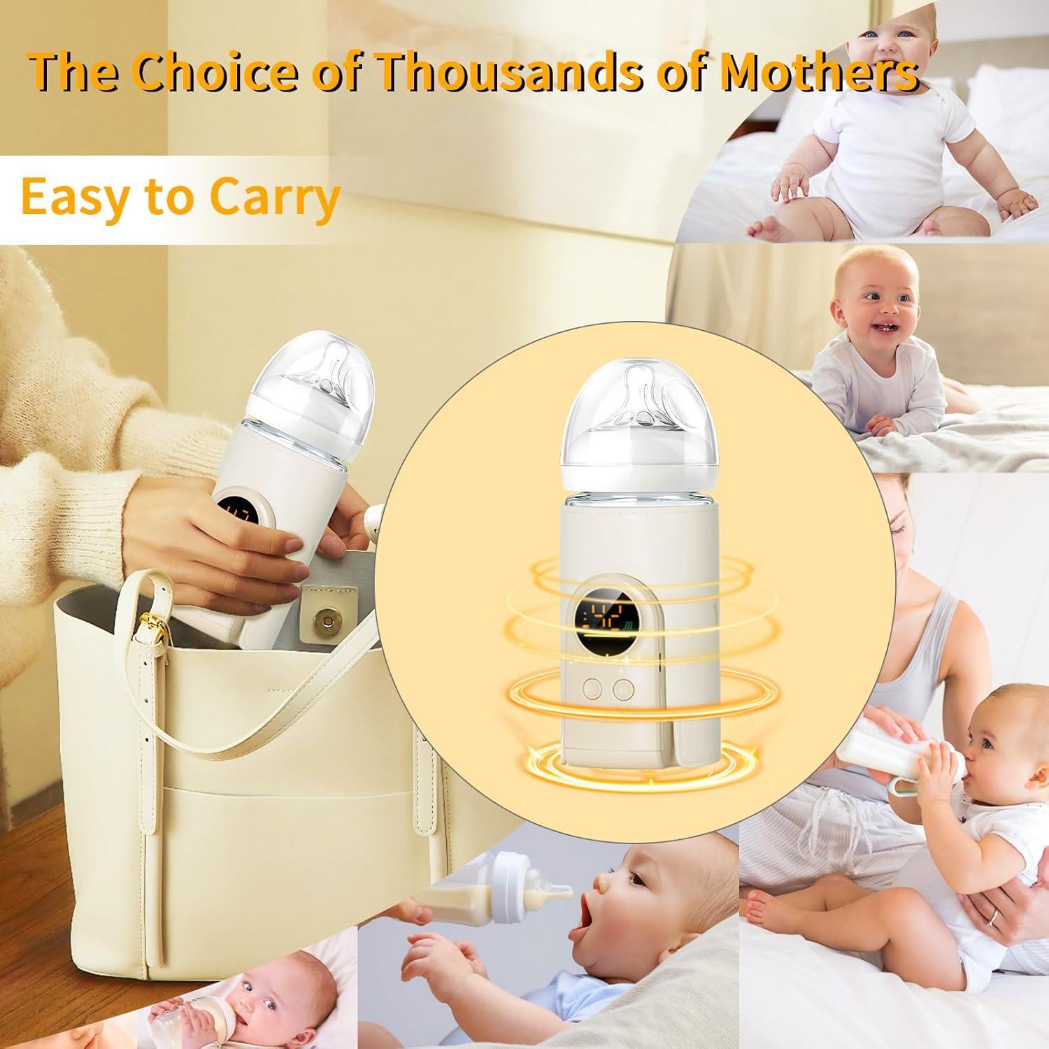 Calentador de Botellas Portátil 6000mAh con Control de Temperatura