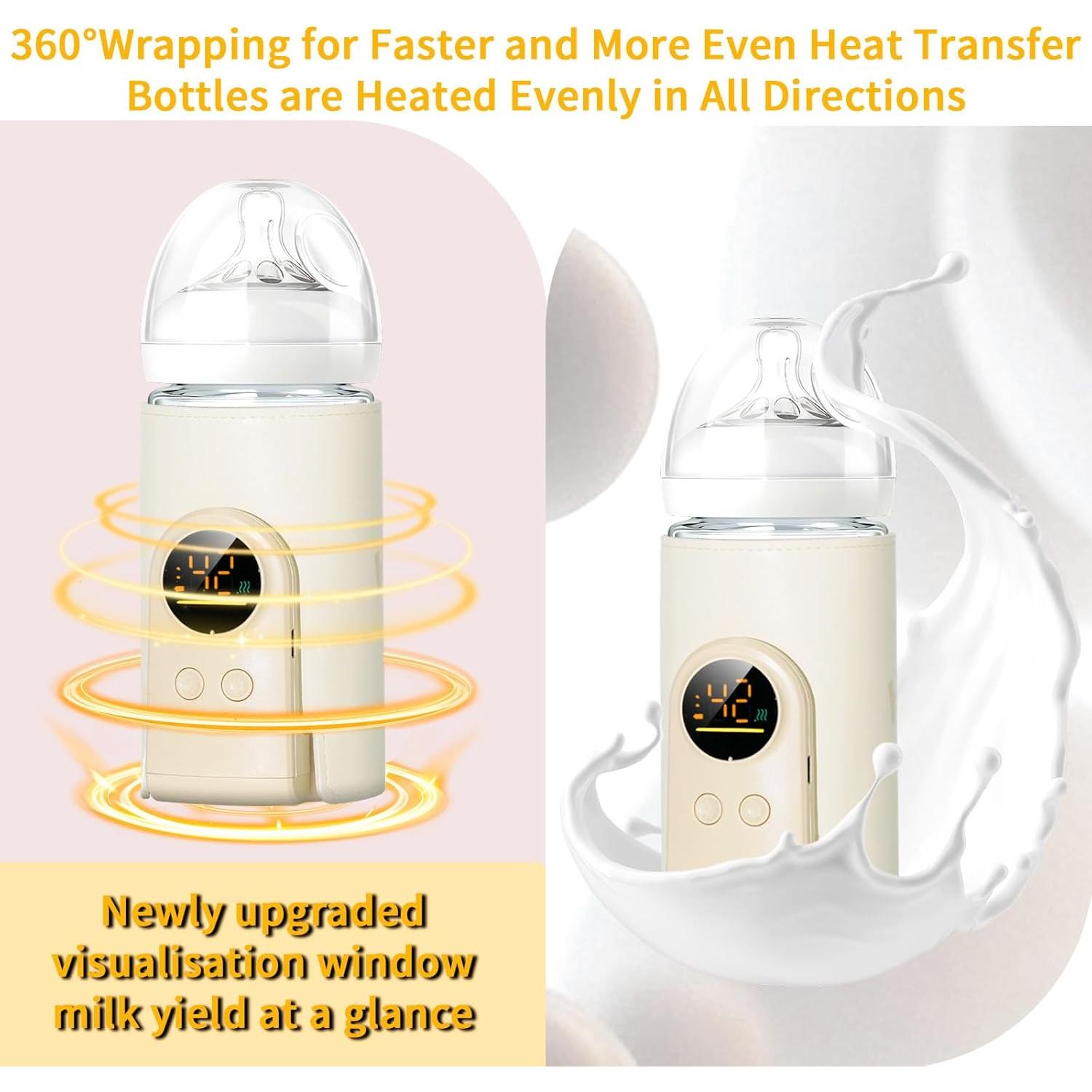 Calentador de Botellas Portátil 6000mAh con Control de Temperatura