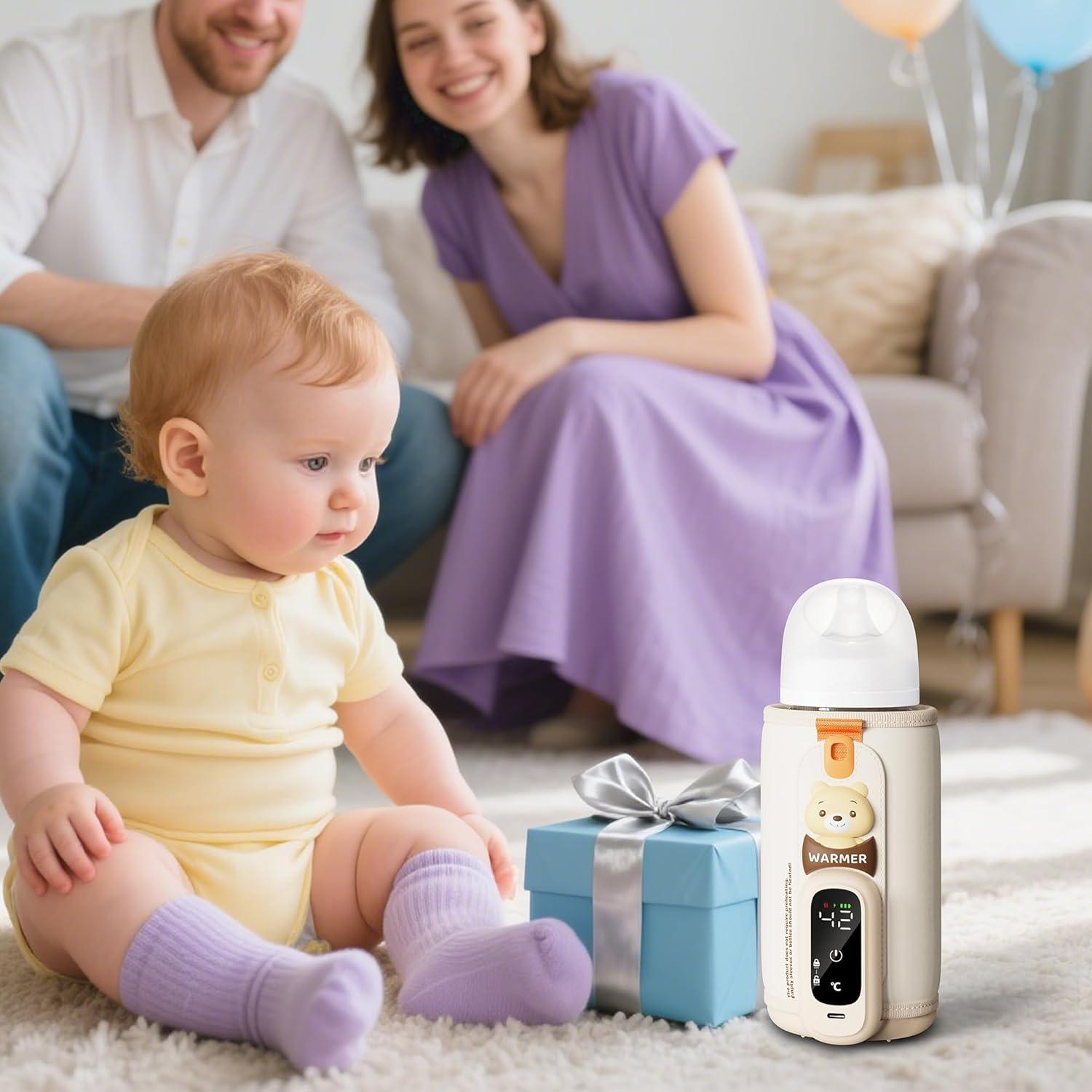 Calentador de Botellas Portátil EnergyMami Q7 - Leche Materna y Fórmula