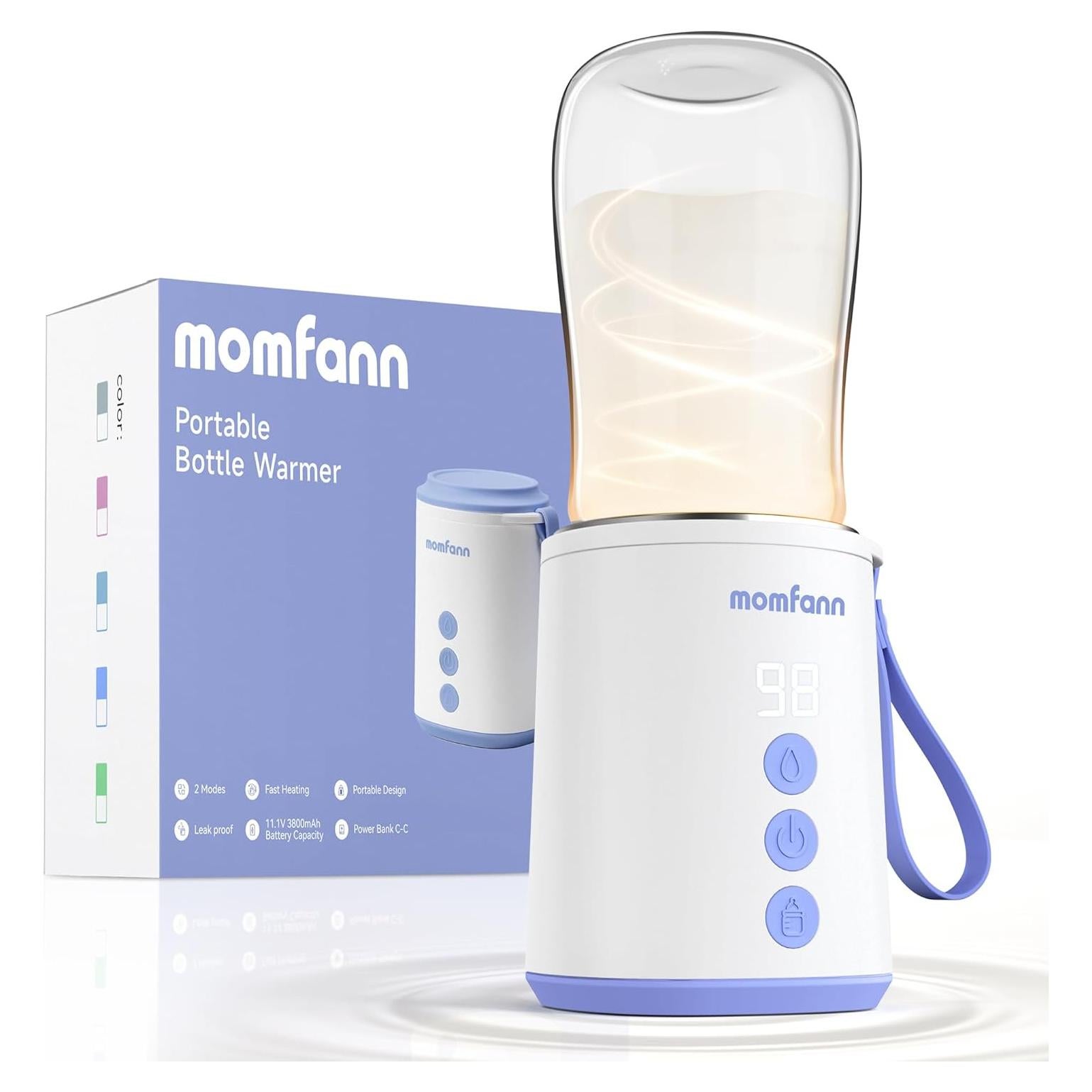 Calentador de Botellas Portátil MOMFANN 2 Modos 3800mAh