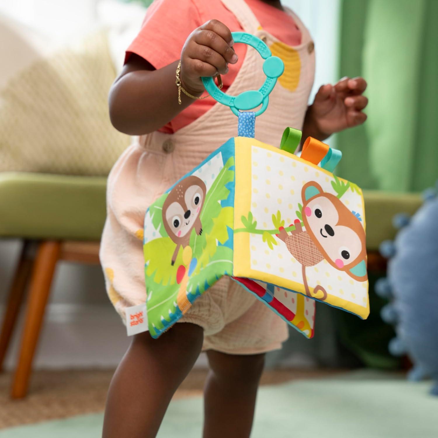 Libro Suave Amigos del Safari Bright Starts - Primer Libro Bebé