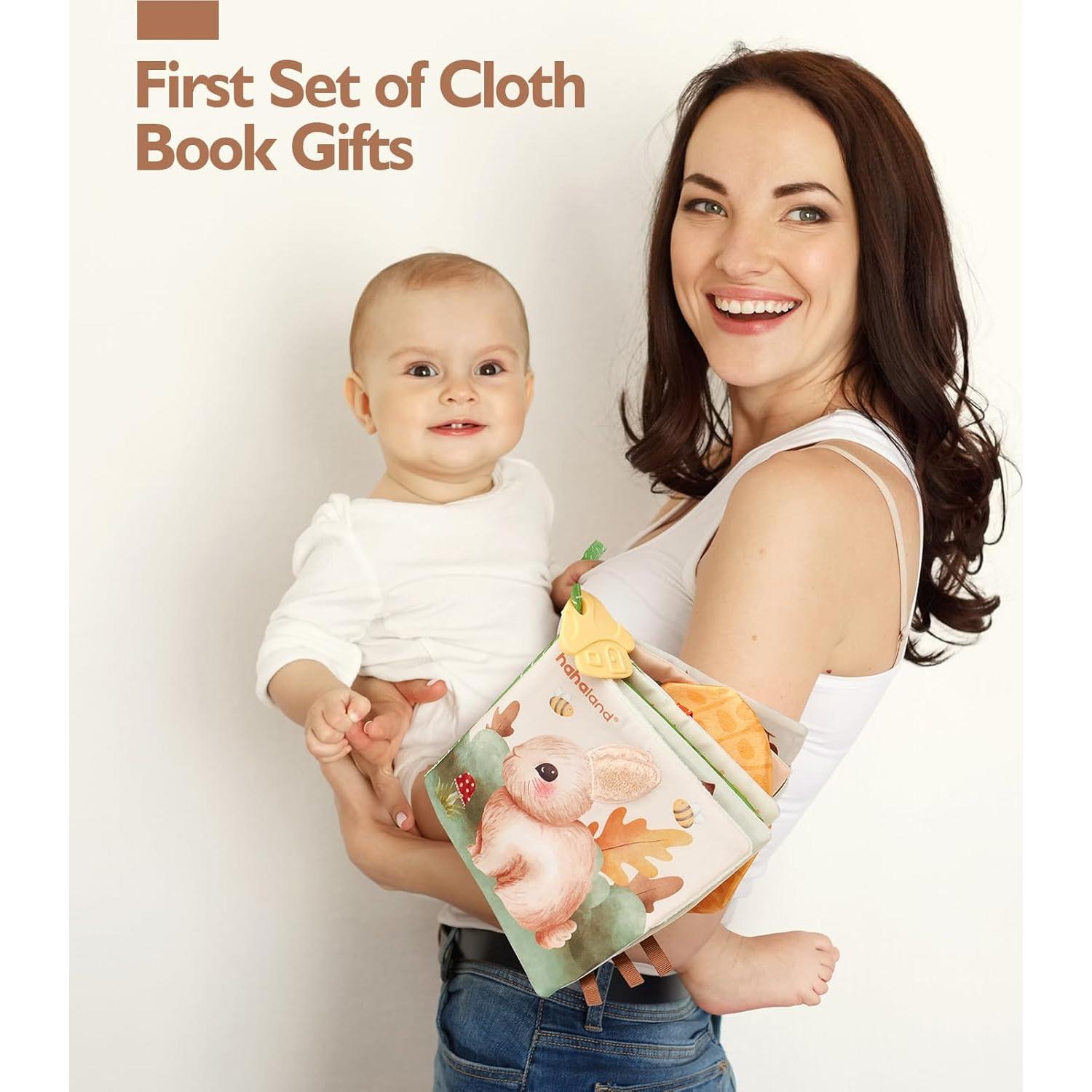 Libro Suave Interactivo Hahaland para Bebés 0-6 Meses