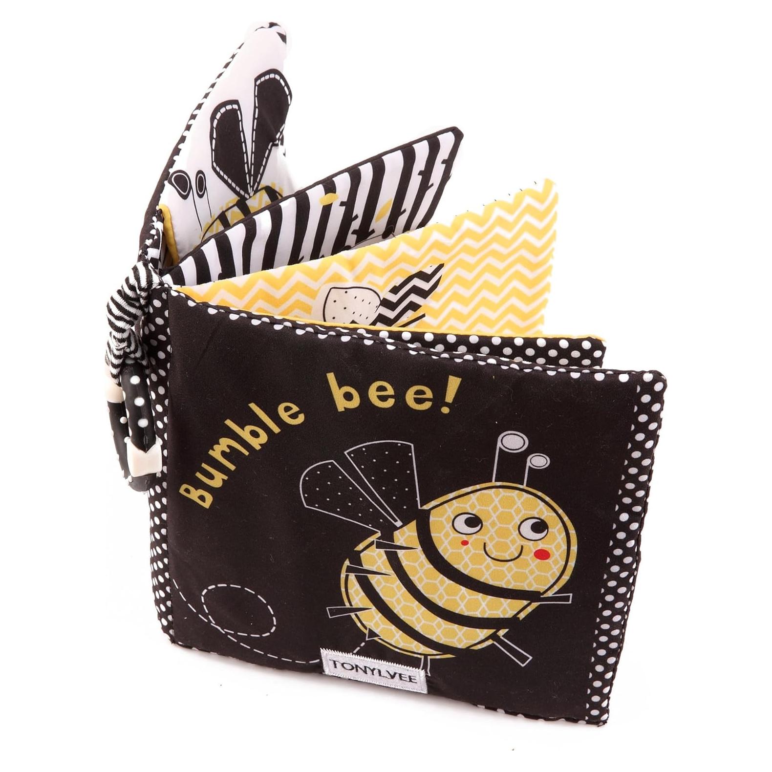 Libro Suave para Bebés MALOMME - Tela Crinkle Educativo