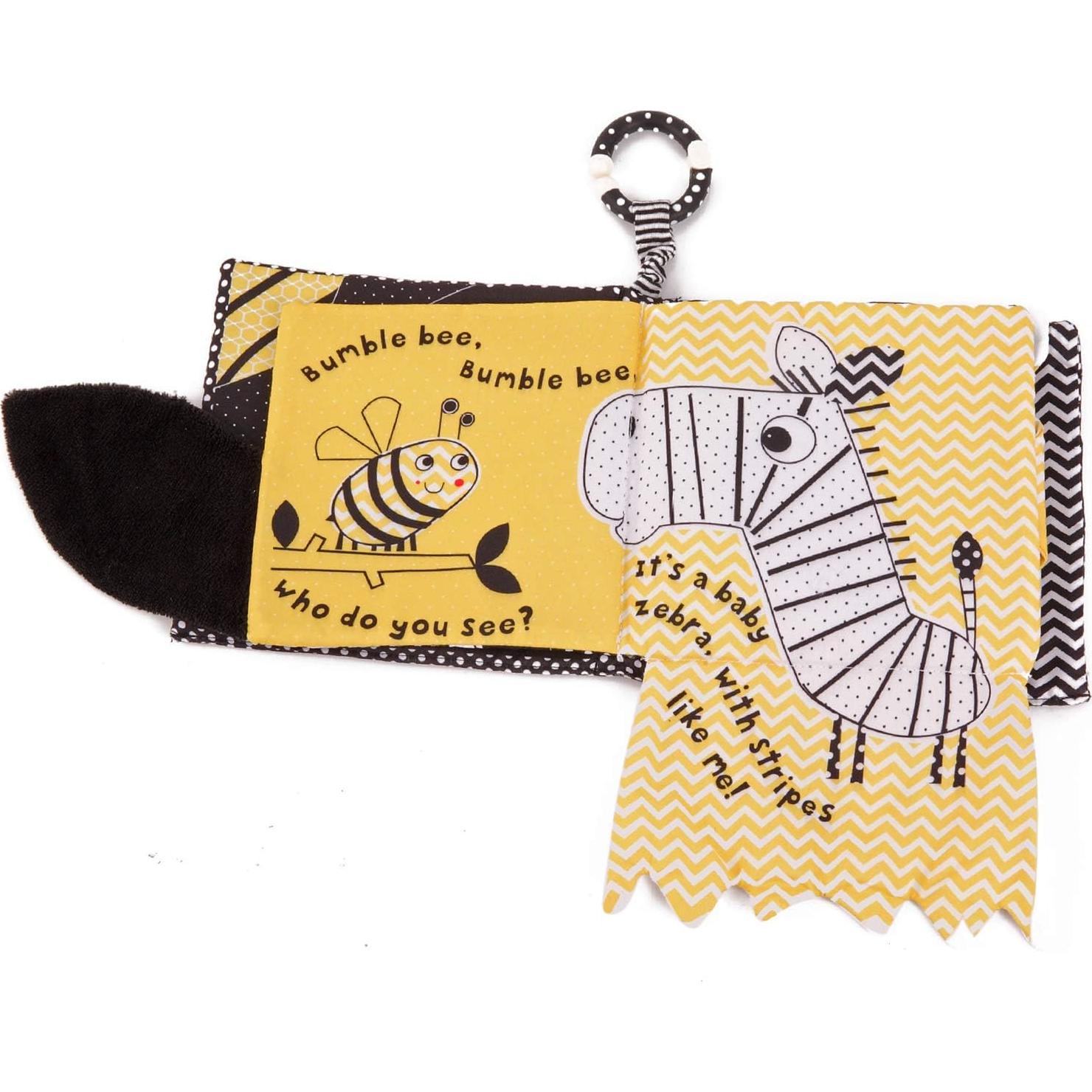 Libro Suave para Bebés MALOMME - Tela Crinkle Educativo