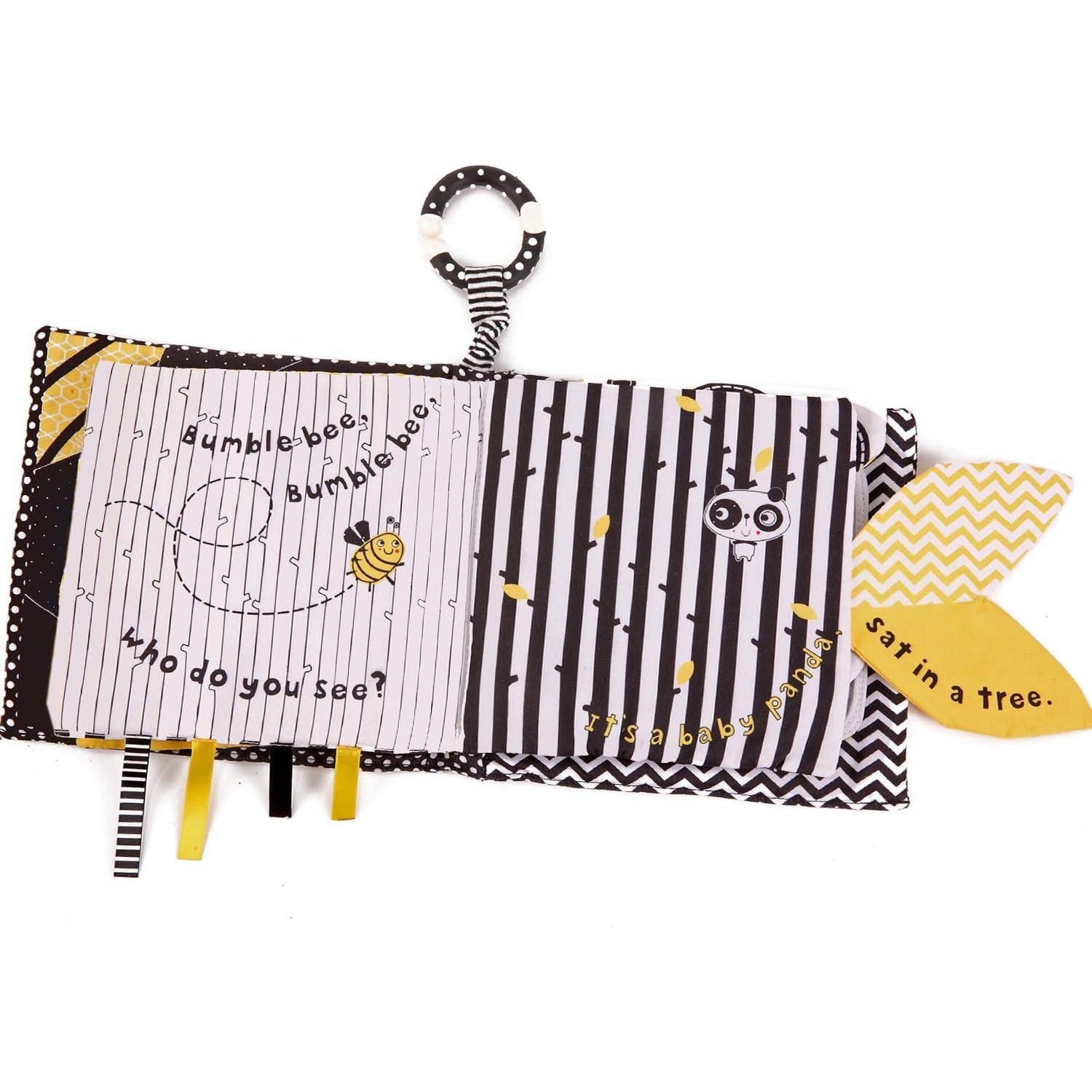 Libro Suave para Bebés MALOMME - Tela Crinkle Educativo