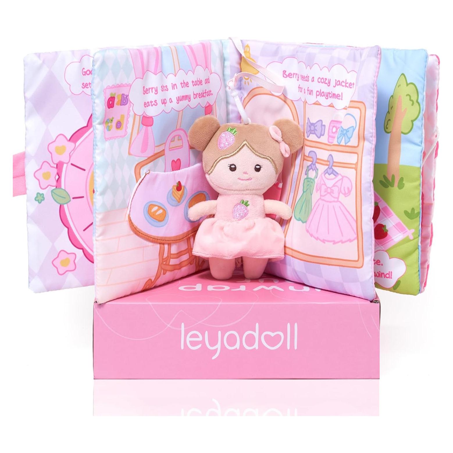 Libro Sensorial Suave LeyaDoll para Bebés 18+ Meses
