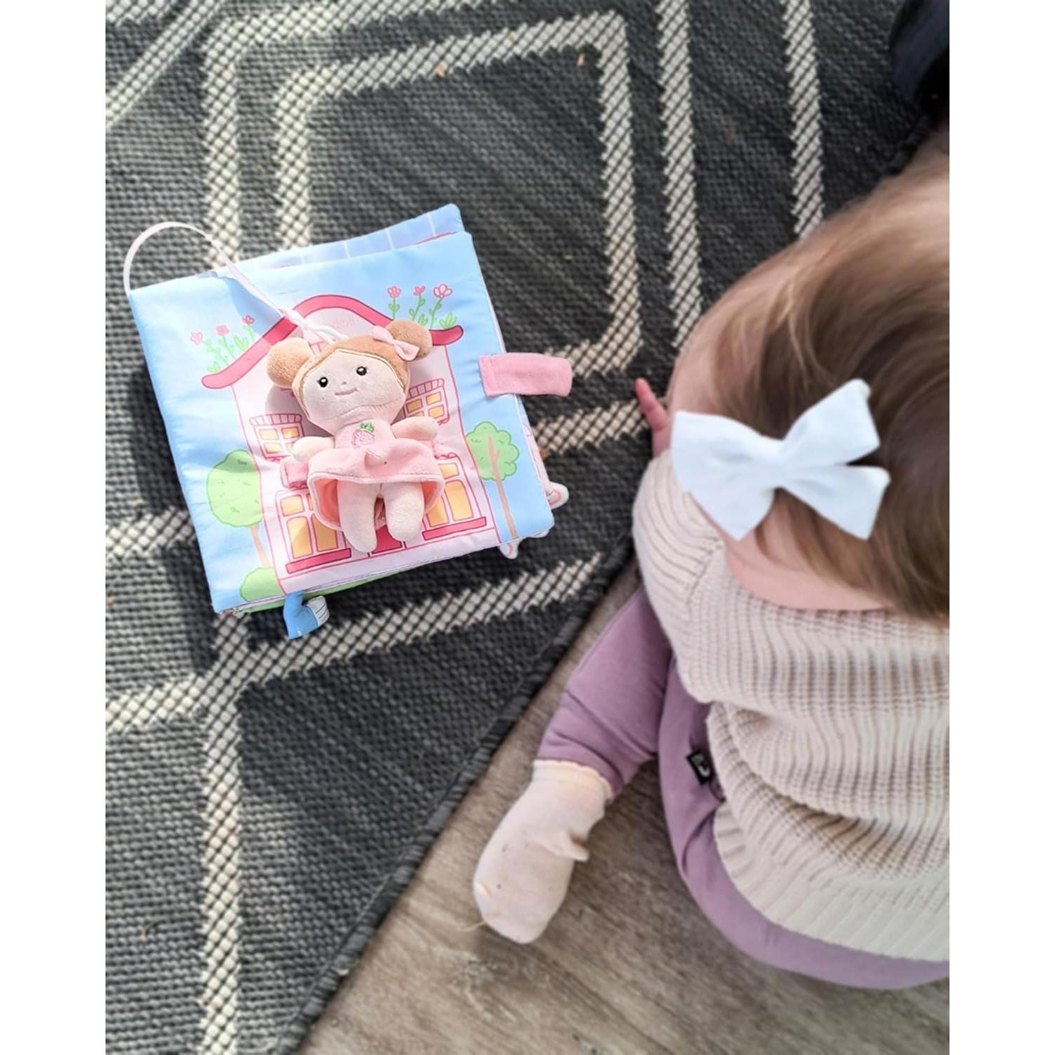 Libro Sensorial Suave LeyaDoll para Bebés 18+ Meses