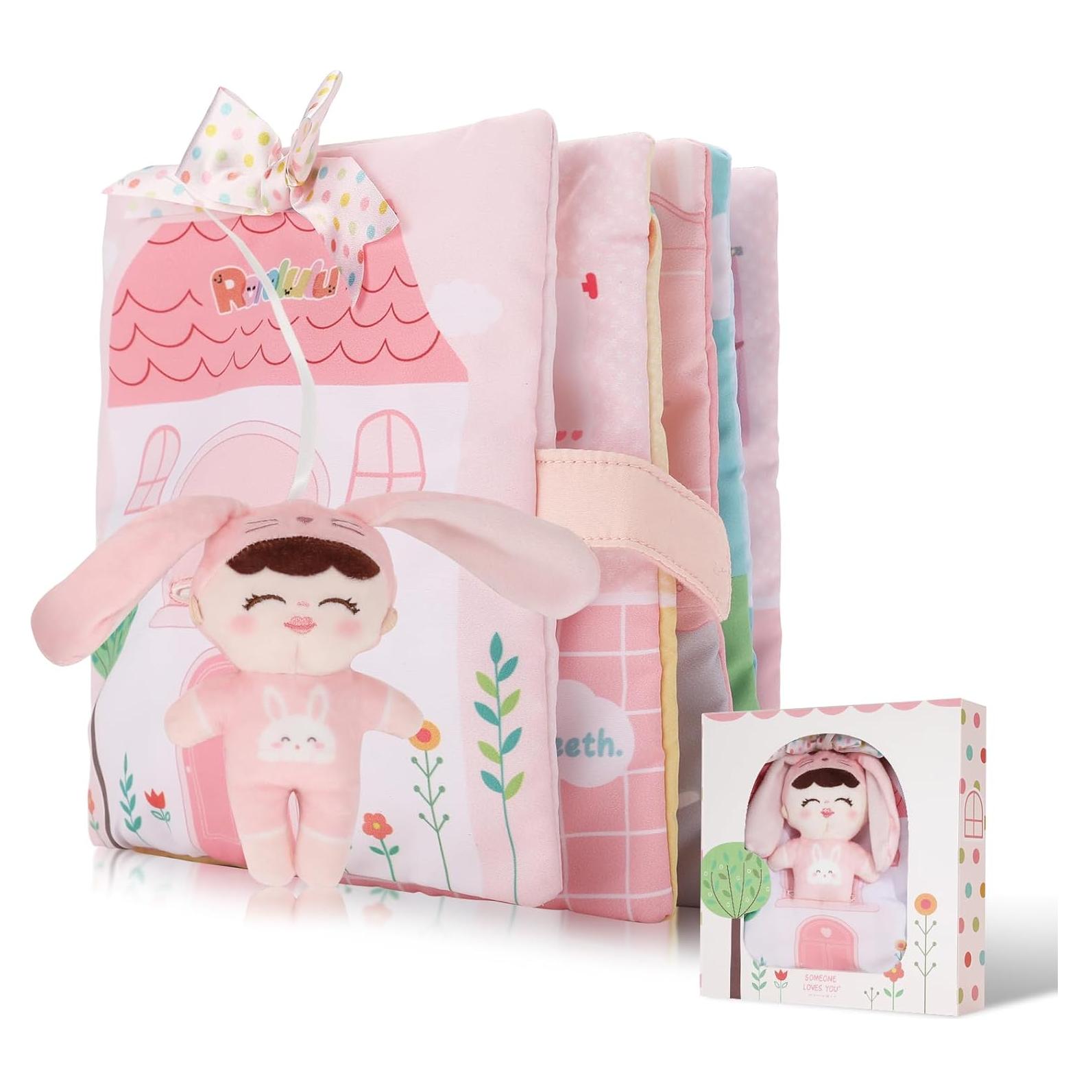 Libro de Tela Interactivo Rorolulu para Bebés 0-3 Años