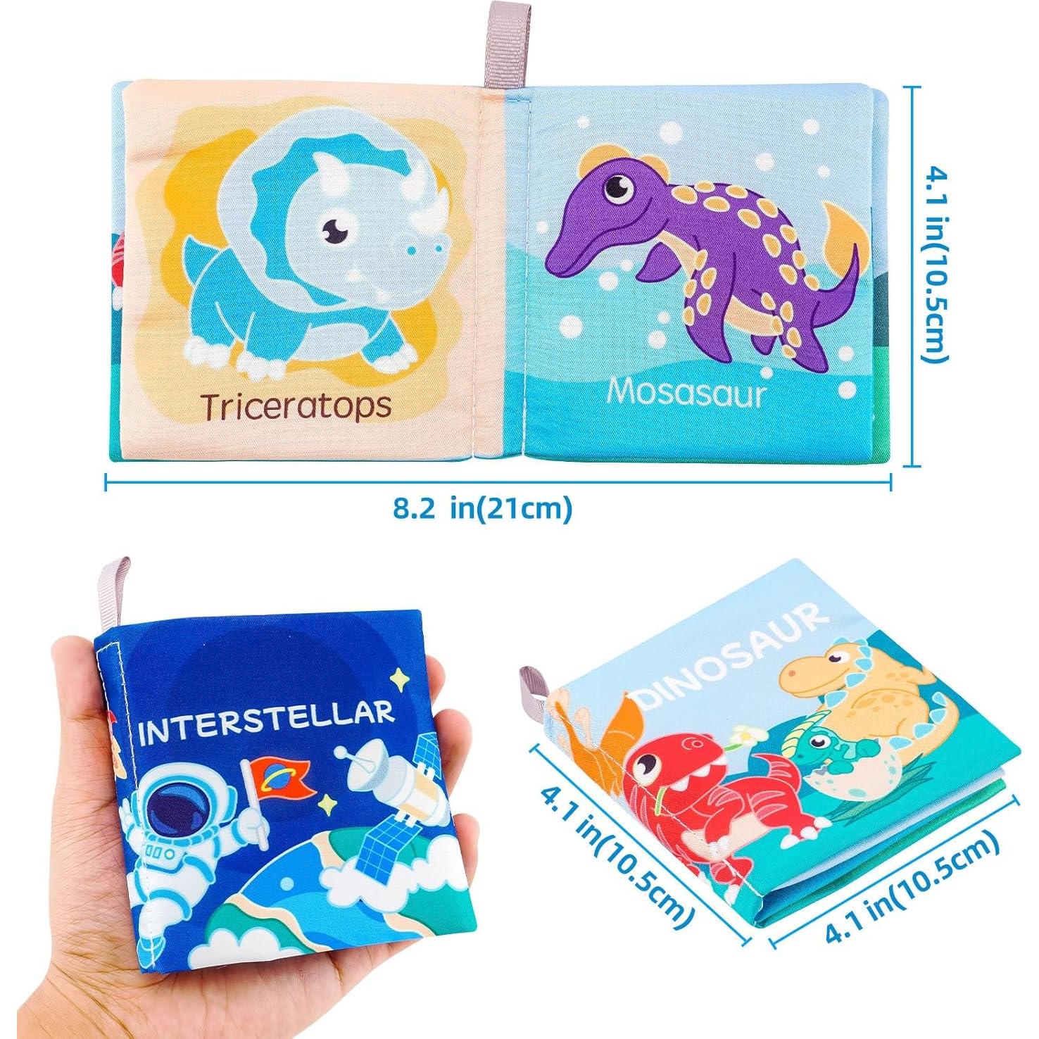 Conjunto de Libros de Tela Suave LOOKLEBE para Bebés - 6 Piezas