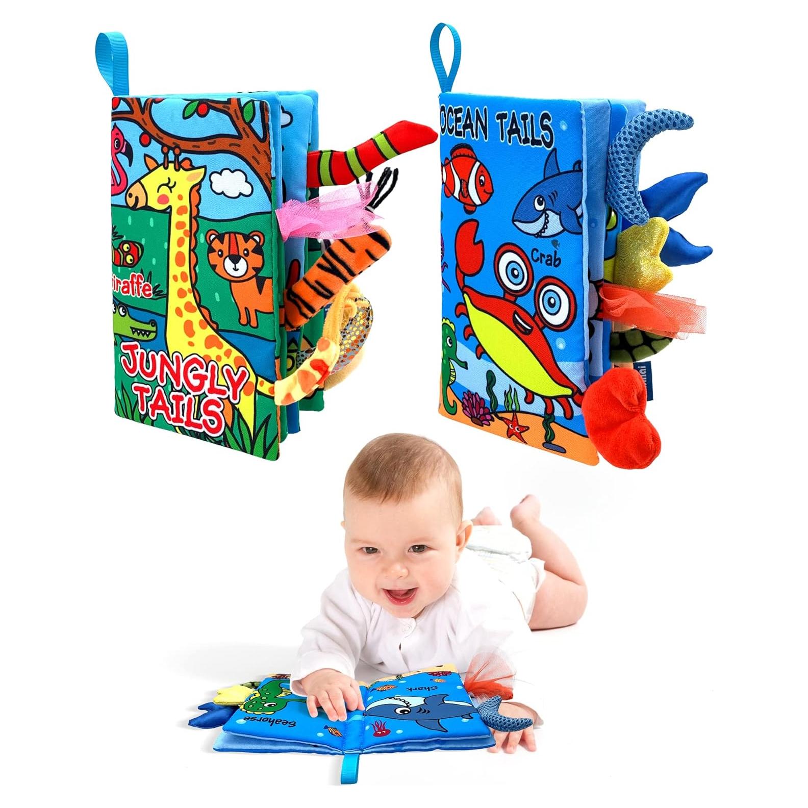 Libro de Tela Suave WESOTE para Bebés 0-18 Meses - Aprendizaje Temprano