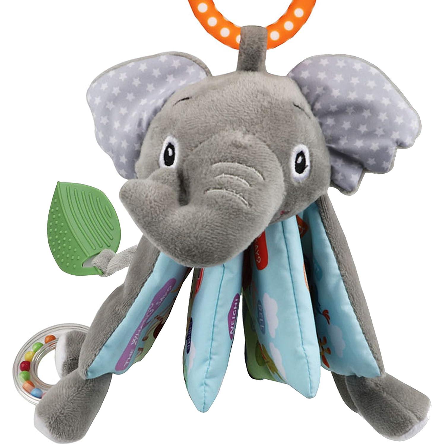 Libro de Tela Interactivo Elefante Bebe Mondo 0-2 Años