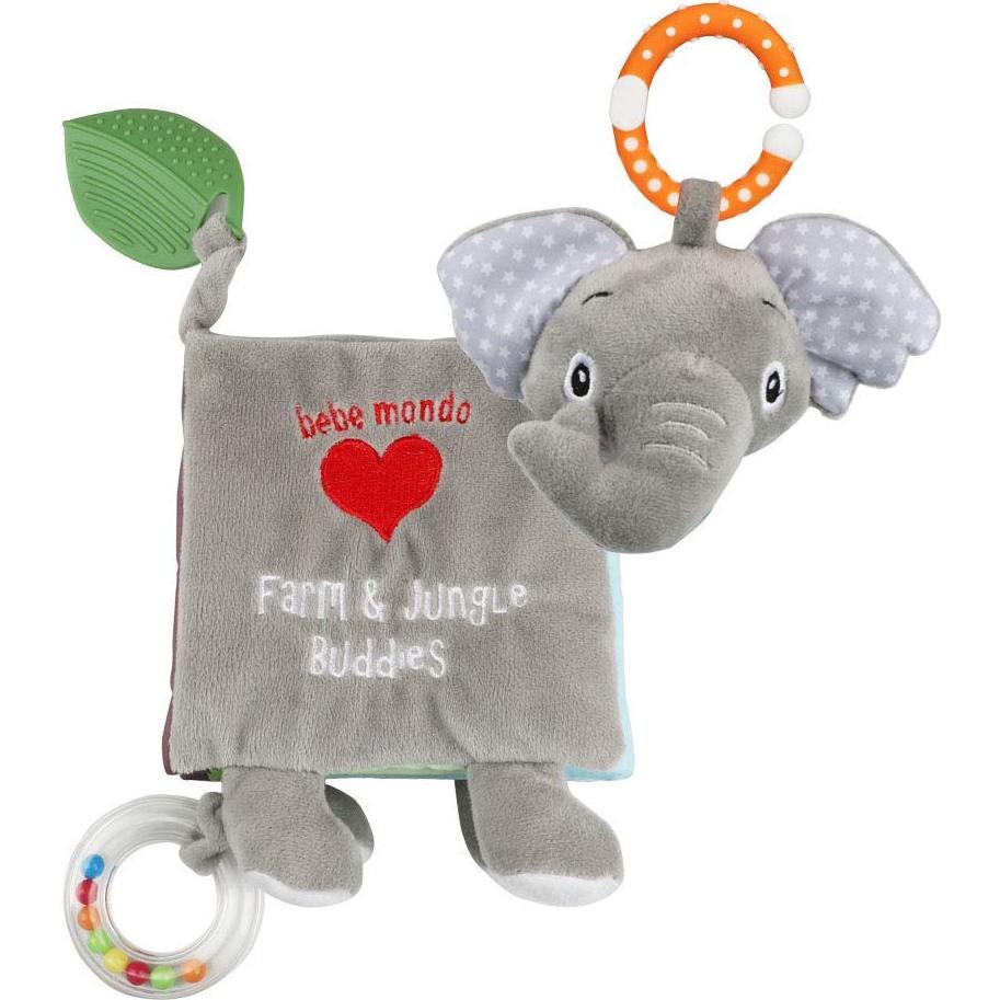 Libro de Tela Interactivo Elefante Bebe Mondo 0-2 Años