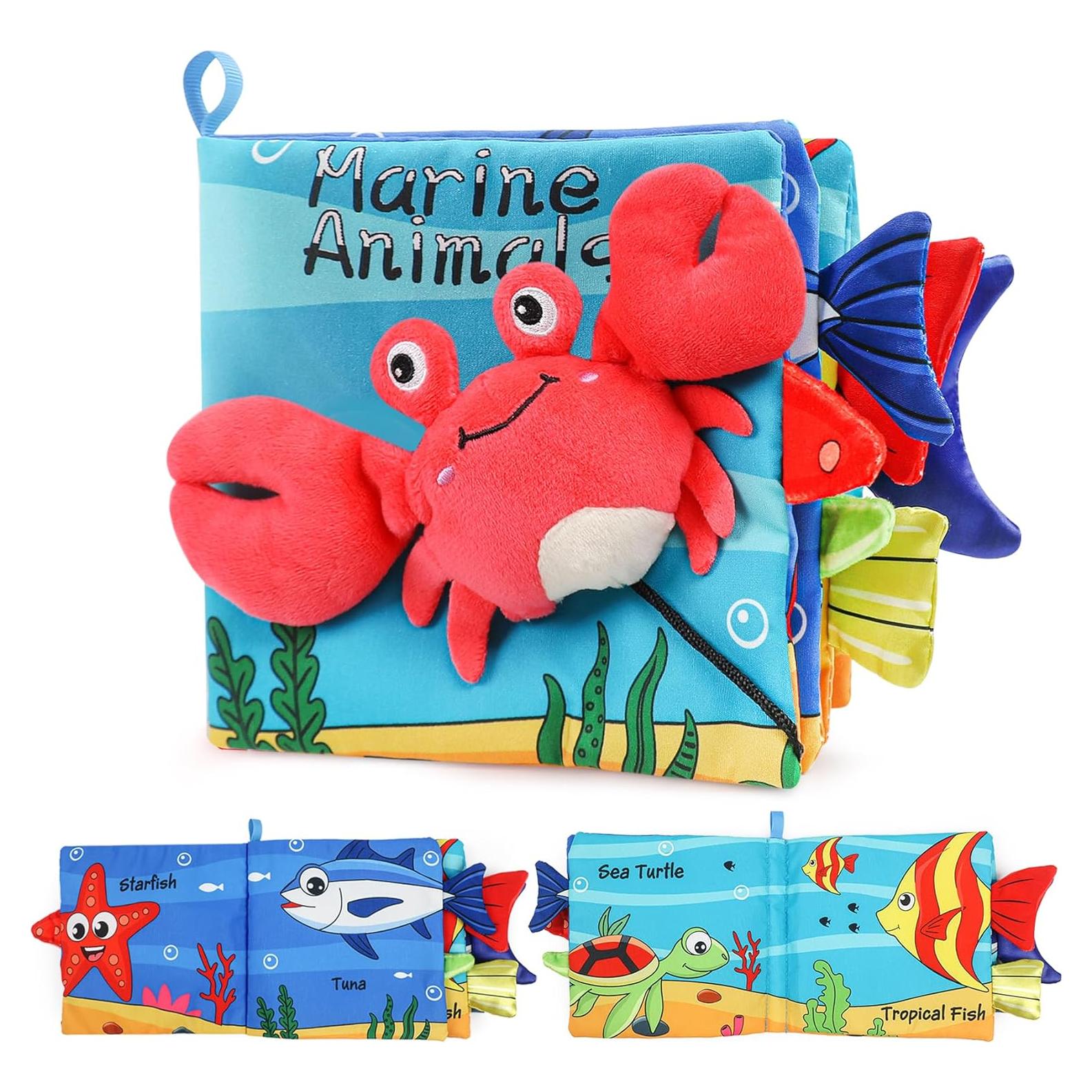 Libro Suave de Tela para Bebés GKDOMS - Animales Coloridos