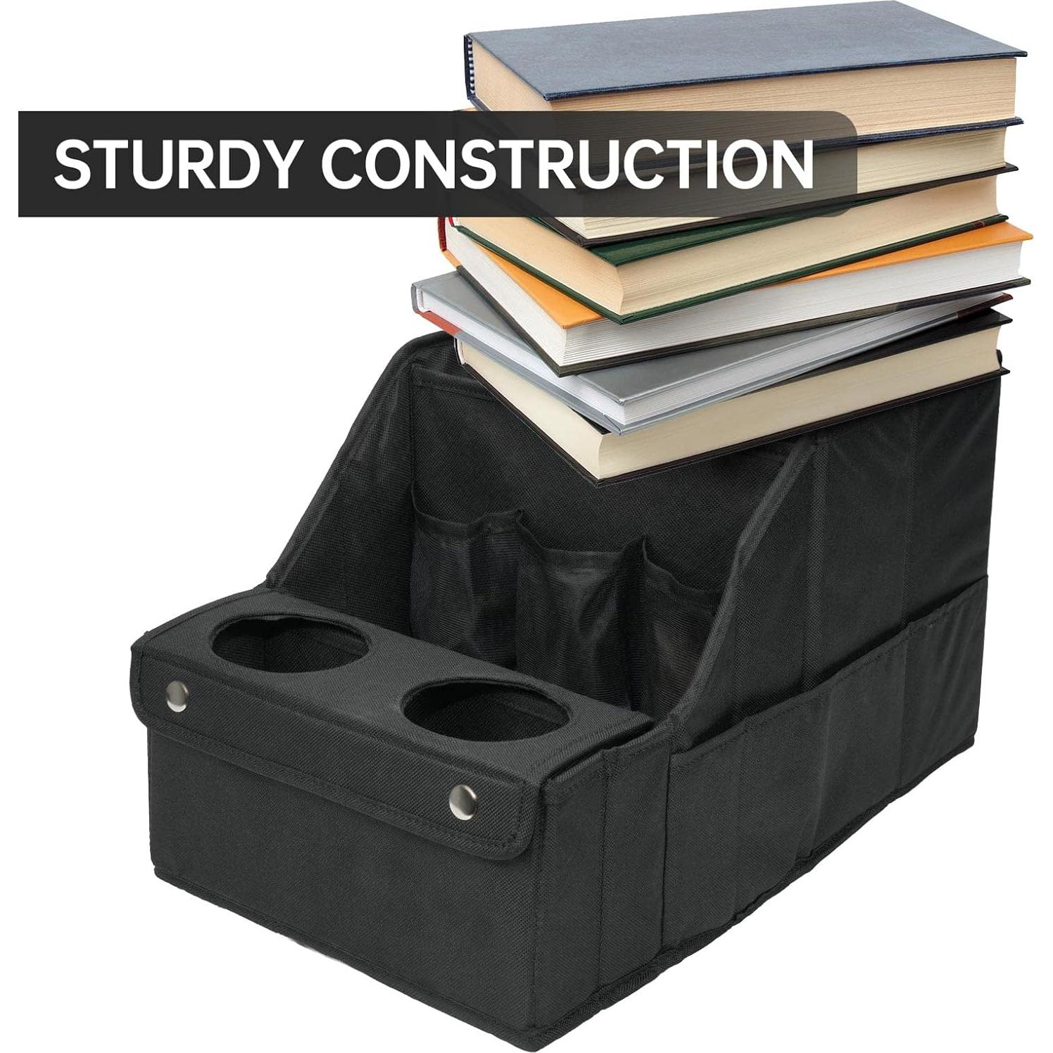 Organizador de Asiento de Coche MULISOFT Negro 11 Compartimentos