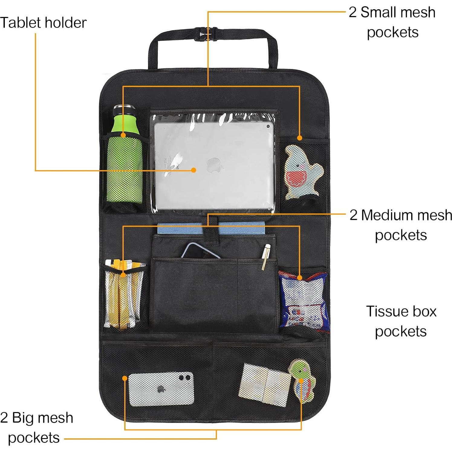 Organizador de Asiento Trasero JUCAINHI 2 PCS Impermeable